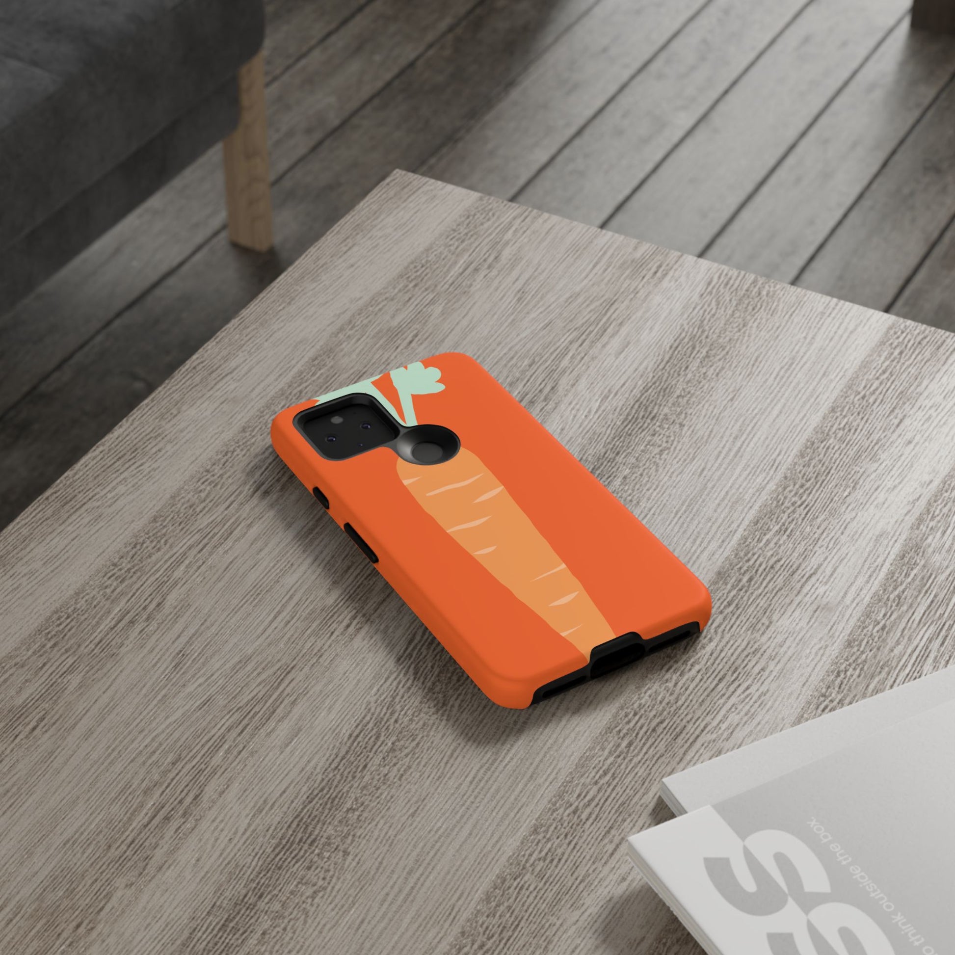 Tough Cases Carrot Phone Case, Cute Smartphone Cover, Fun Gift for Garden Lovers, Fall Decor, Vegan Accessories, Colorful Case