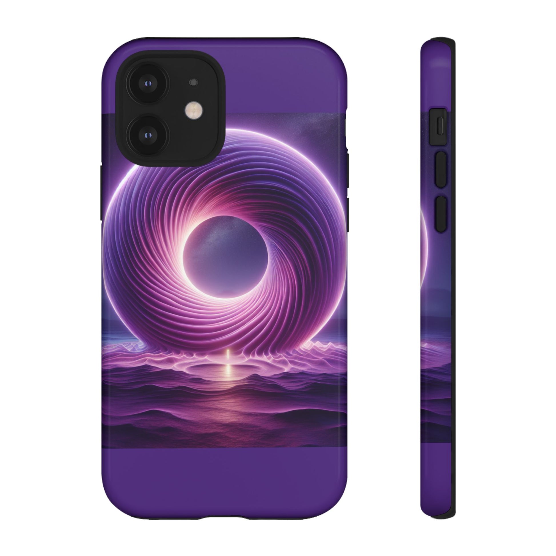 Colorful Phone Case with Swirling Design, Tough Phone Cover, Cosmic Phone Protector, Unique Gift for Tech Lovers, Stylish Smartphone Shell