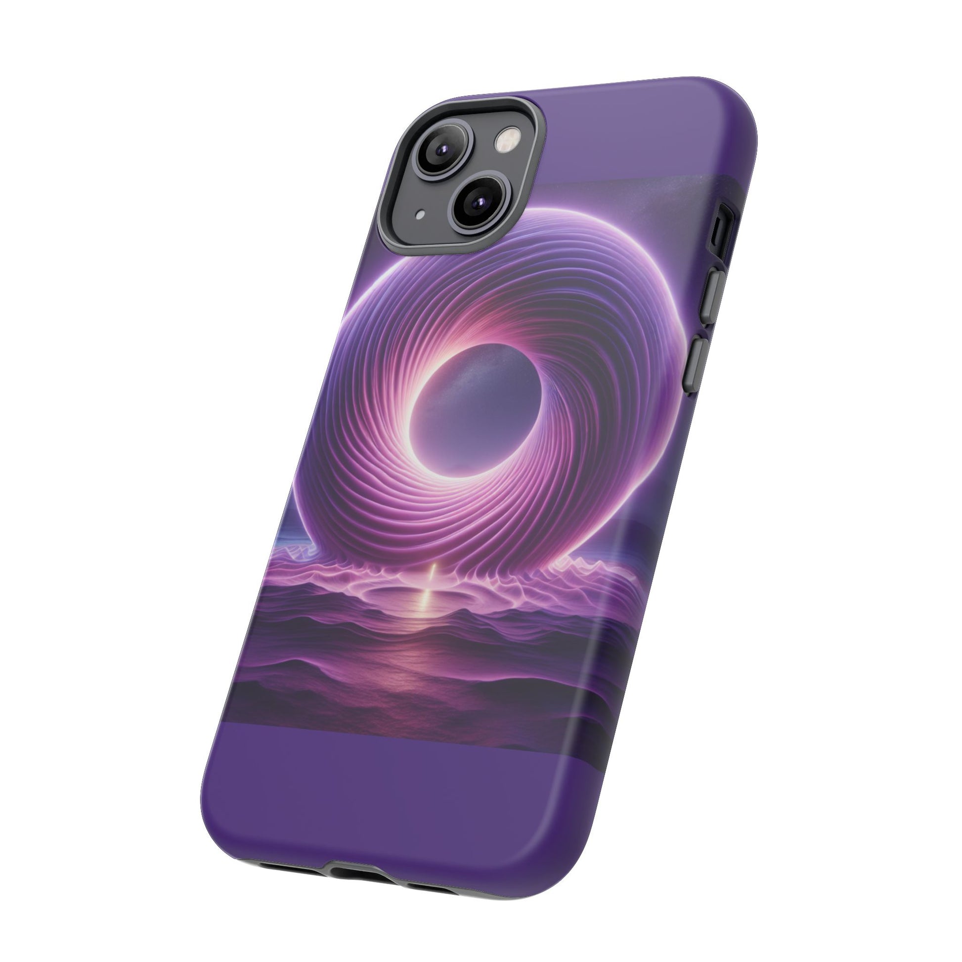 Colorful Phone Case with Swirling Design, Tough Phone Cover, Cosmic Phone Protector, Unique Gift for Tech Lovers, Stylish Smartphone Shell