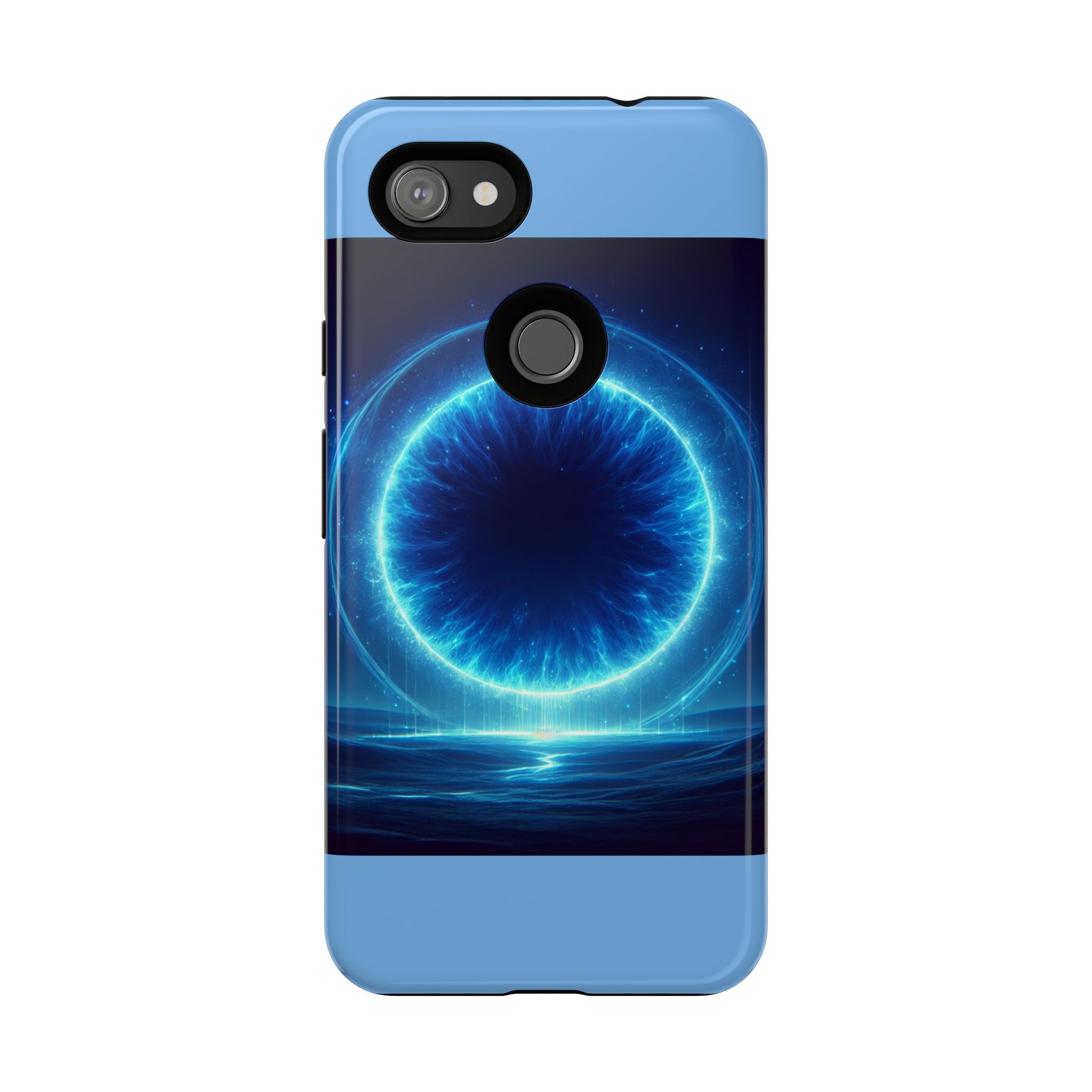 Blue Galaxy Phone Case, Tough Phone Cover, Cosmic Protection Case, Space Design, Gift for Space Lovers