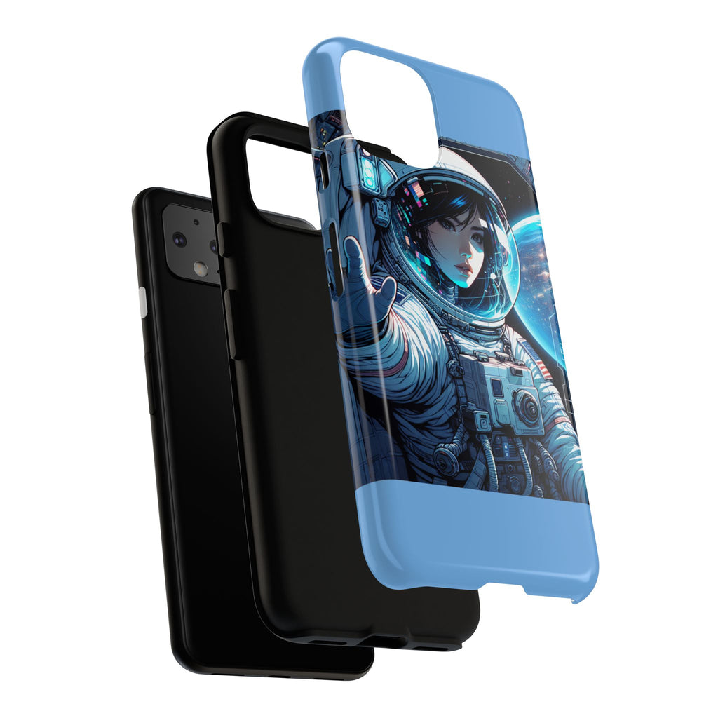 Astronaut Phone Case, Space-Themed Tough Case, Unique Gift for Science Lovers, Trendy Protection for Smartphones, Cool Tech Accessories