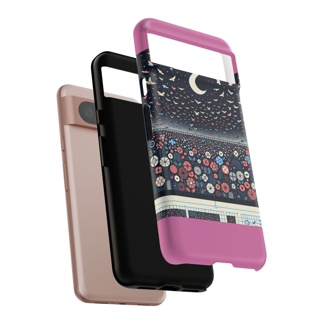 Floral Phone Case, Tough Cases for iPhone, Nature-Inspired Design, Gift for Her, Stylish Protection, Trending Accessory