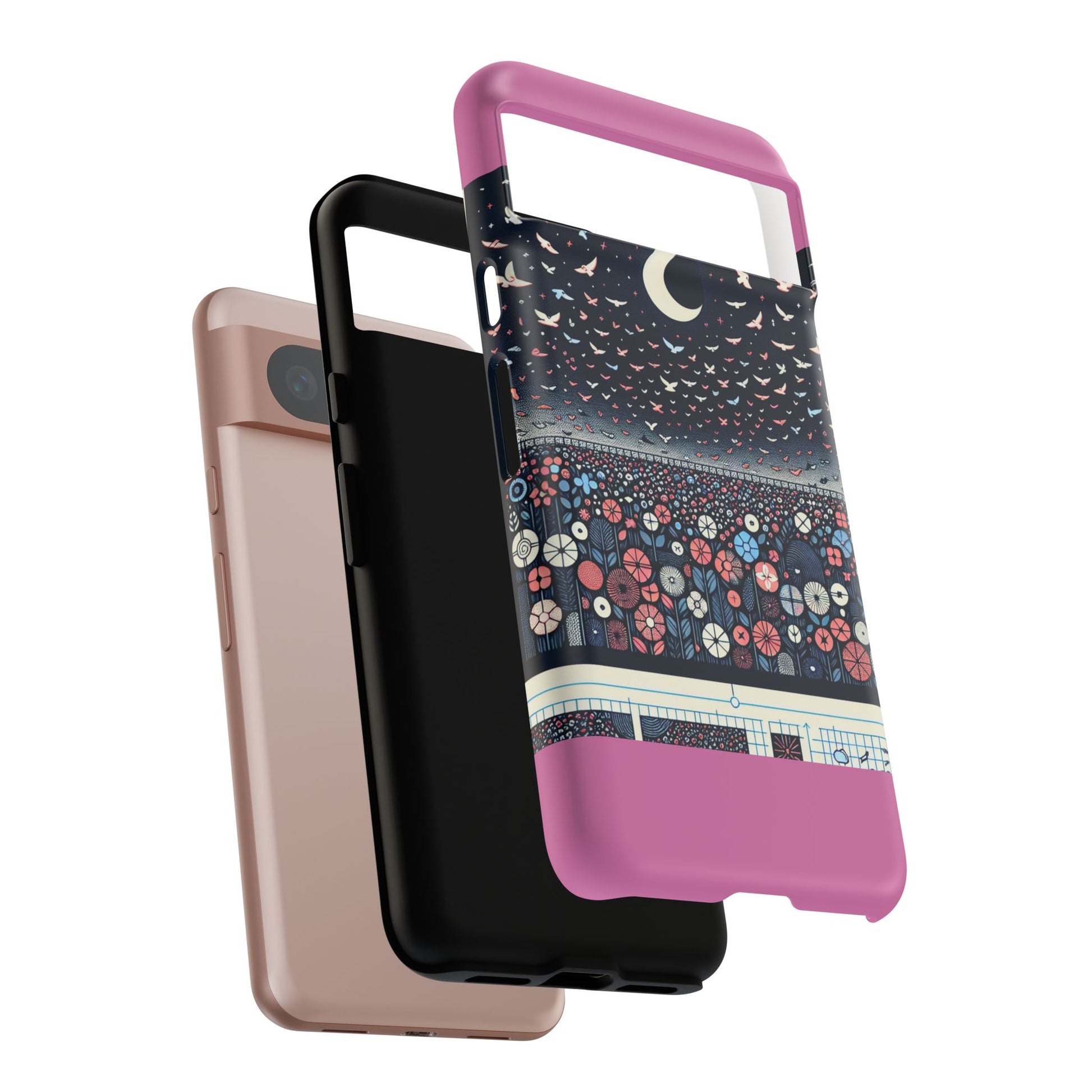 Floral Phone Case, Tough Cases for iPhone, Nature-Inspired Design, Gift for Her, Stylish Protection, Trending Accessory