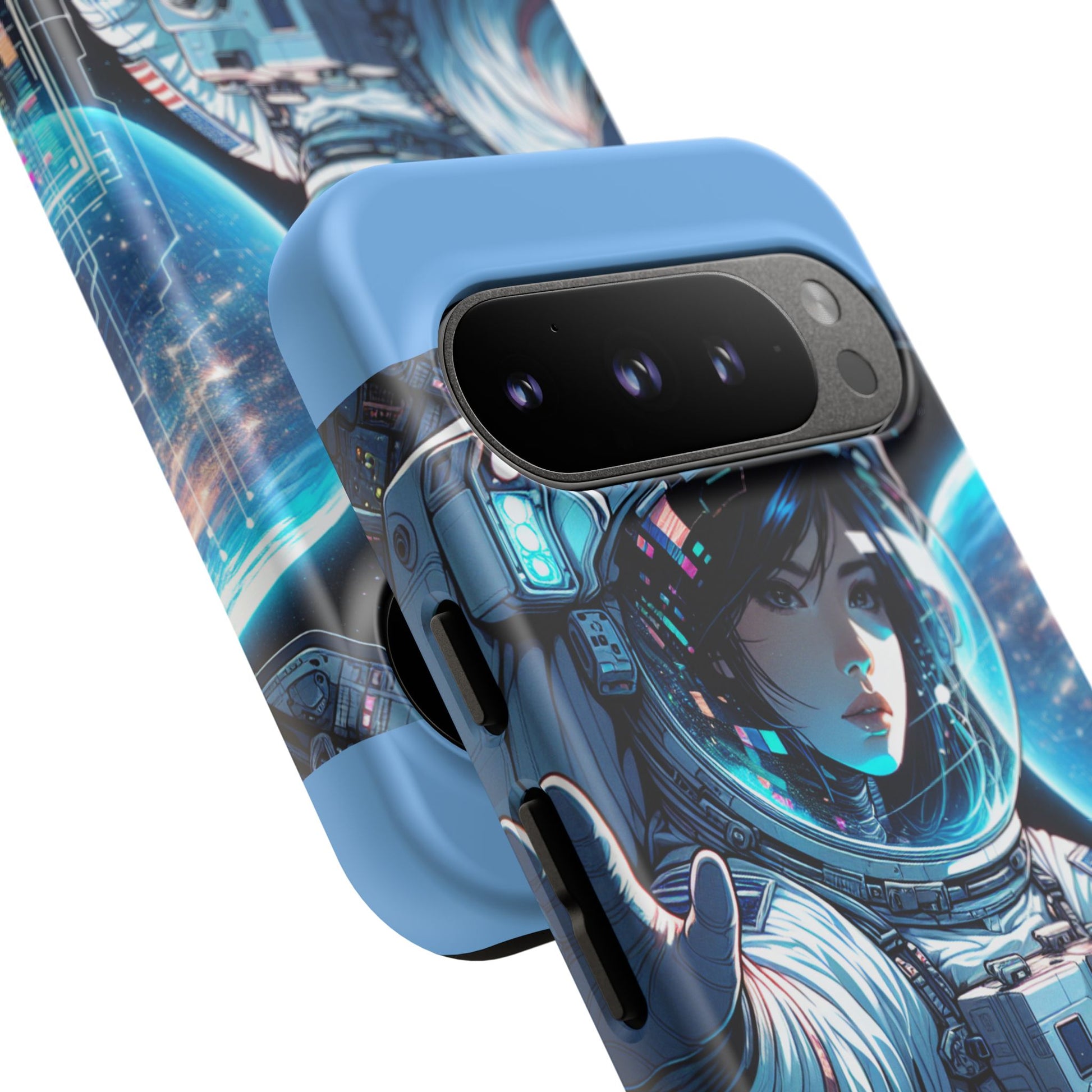 Astronaut Phone Case, Space-Themed Tough Case, Unique Gift for Science Lovers, Trendy Protection for Smartphones, Cool Tech Accessories