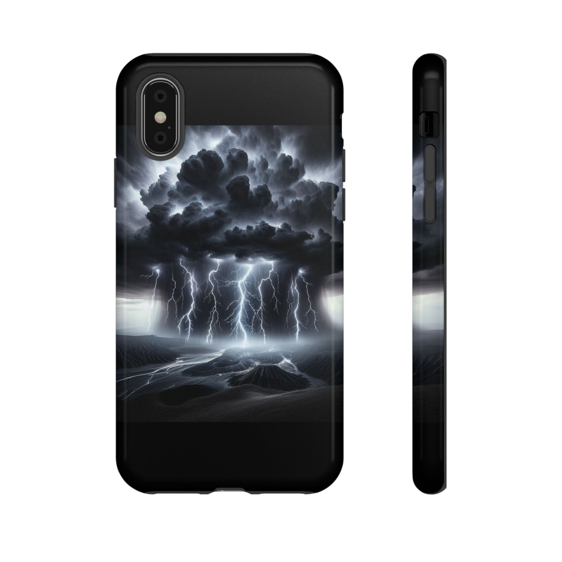 Tough Cases for the Bold: Stormy Thunder Phone Case, Lightning Protection, Durable Cover for Adventurers, Unique Gift for Nature [...]