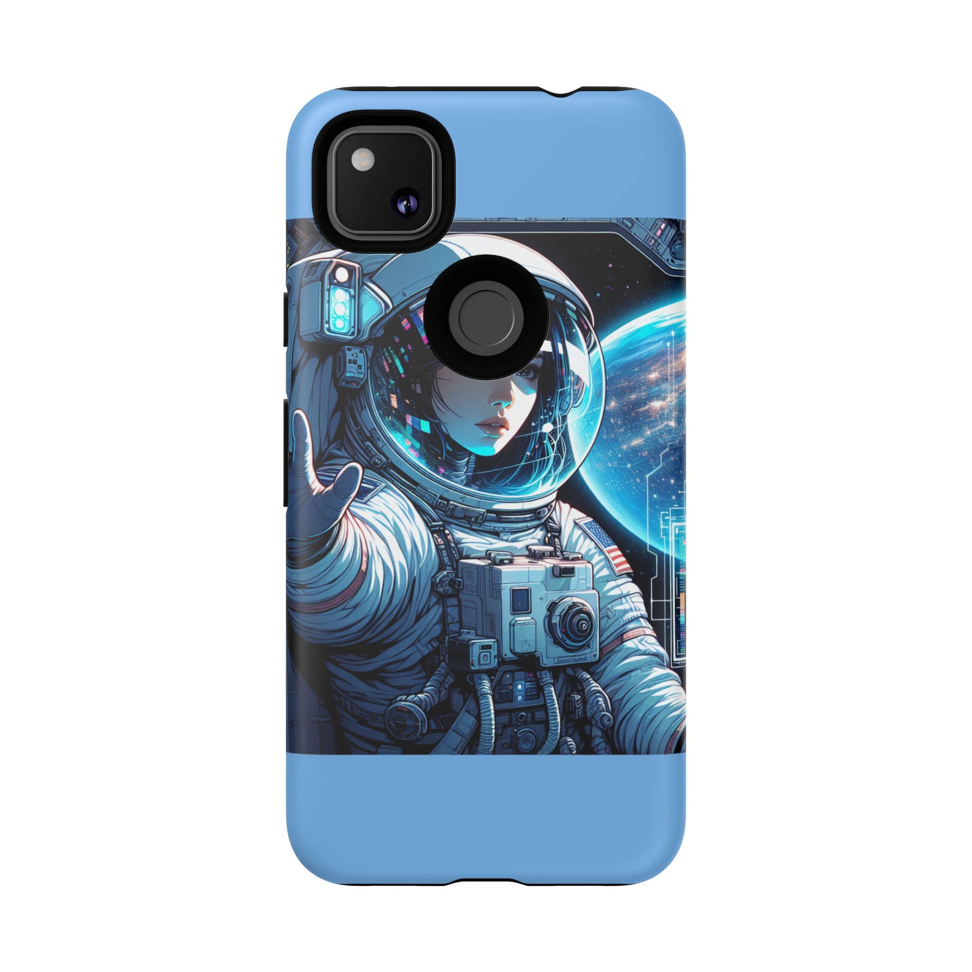 Astronaut Phone Case, Space-Themed Tough Case, Unique Gift for Science Lovers, Trendy Protection for Smartphones, Cool Tech Accessories