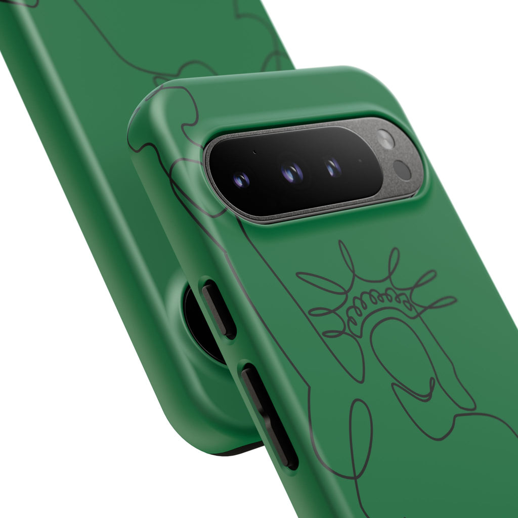 Stylish Phone Case with Statue of Liberty Design, Tough Cases for iPhone, Unique Gift for Travelers, Green Phone Cover, Artistic Cell [...]