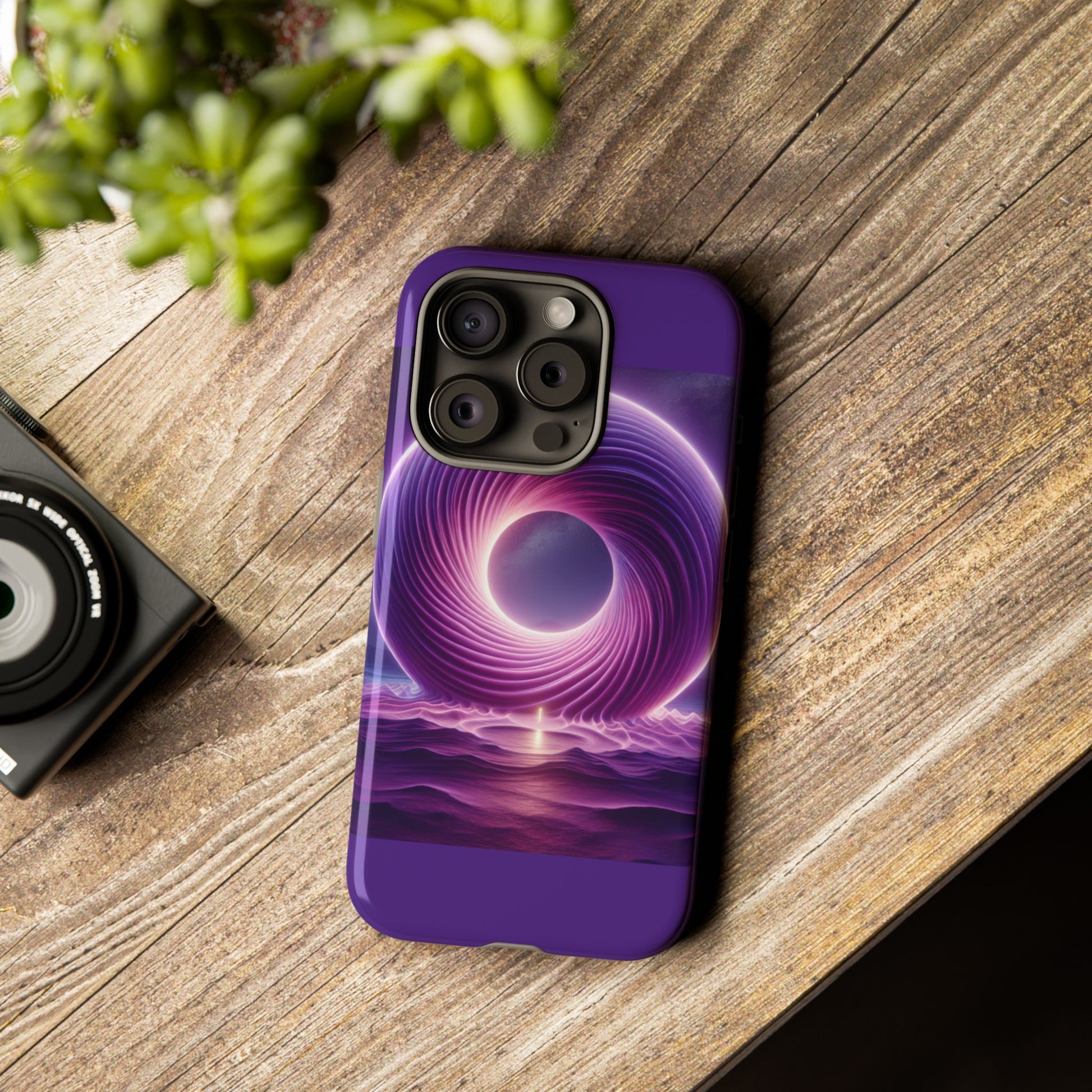 Colorful Phone Case with Swirling Design, Tough Phone Cover, Cosmic Phone Protector, Unique Gift for Tech Lovers, Stylish Smartphone Shell