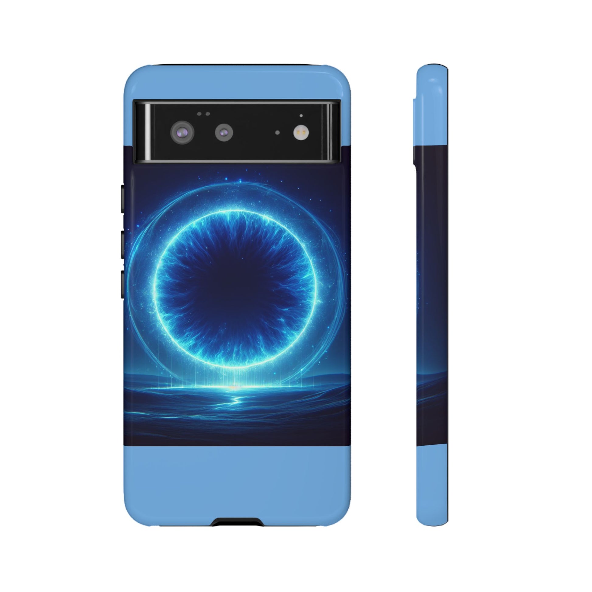 Blue Galaxy Phone Case, Tough Phone Cover, Cosmic Protection Case, Space Design, Gift for Space Lovers
