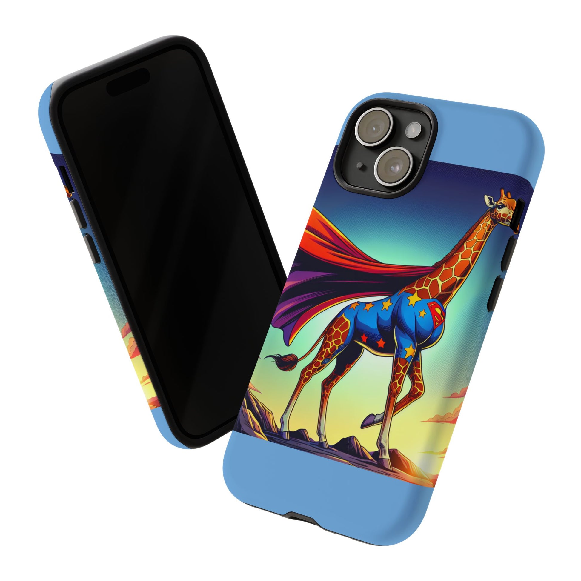 Superhero Giraffe Phone Case | Tough Cases, Unique Gifts, Animal Lover Accessories, Fun Tech Protectors, Cute Phone Covers, Birthday Gift