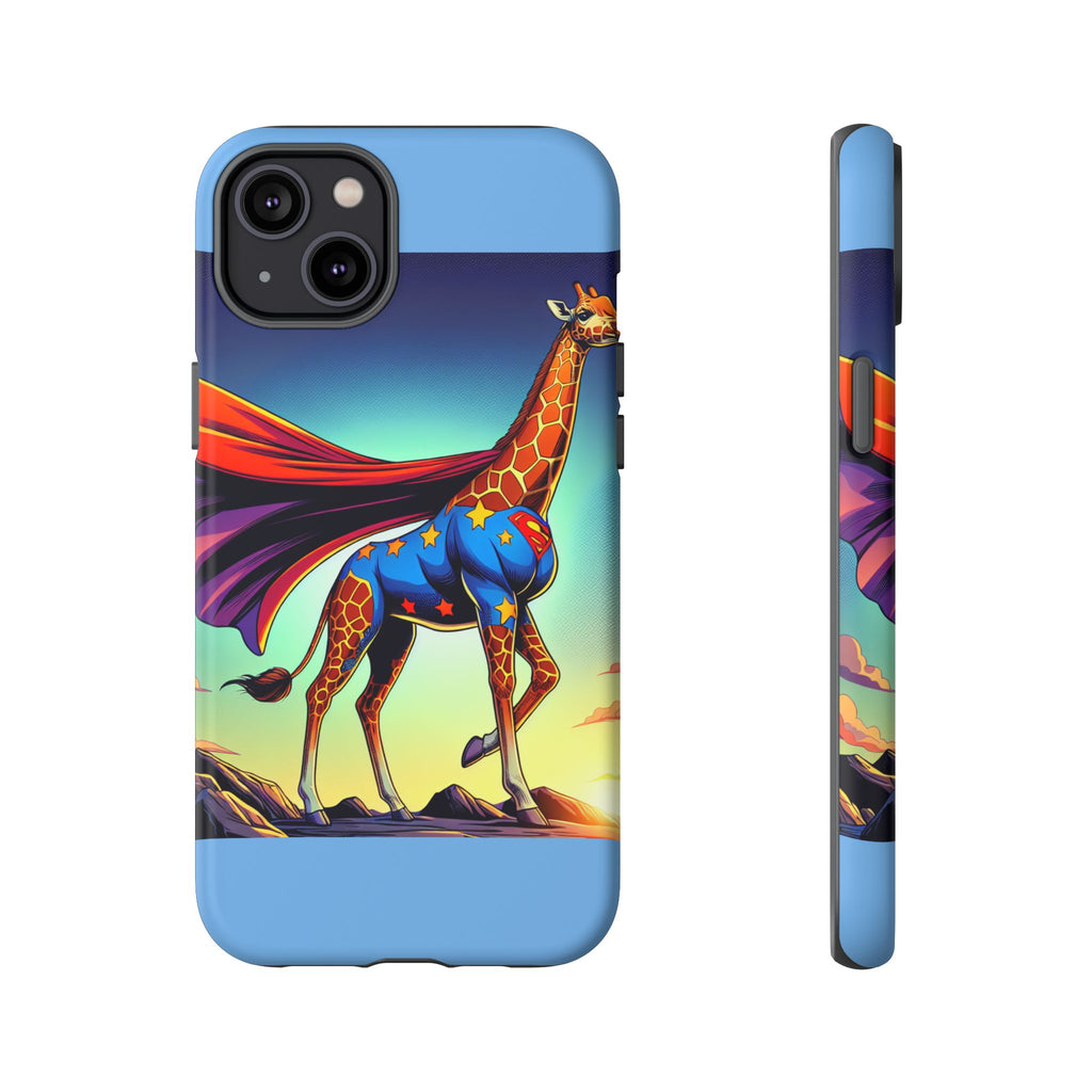 Superhero Giraffe Phone Case | Tough Cases, Unique Gifts, Animal Lover Accessories, Fun Tech Protectors, Cute Phone Covers, Birthday Gift