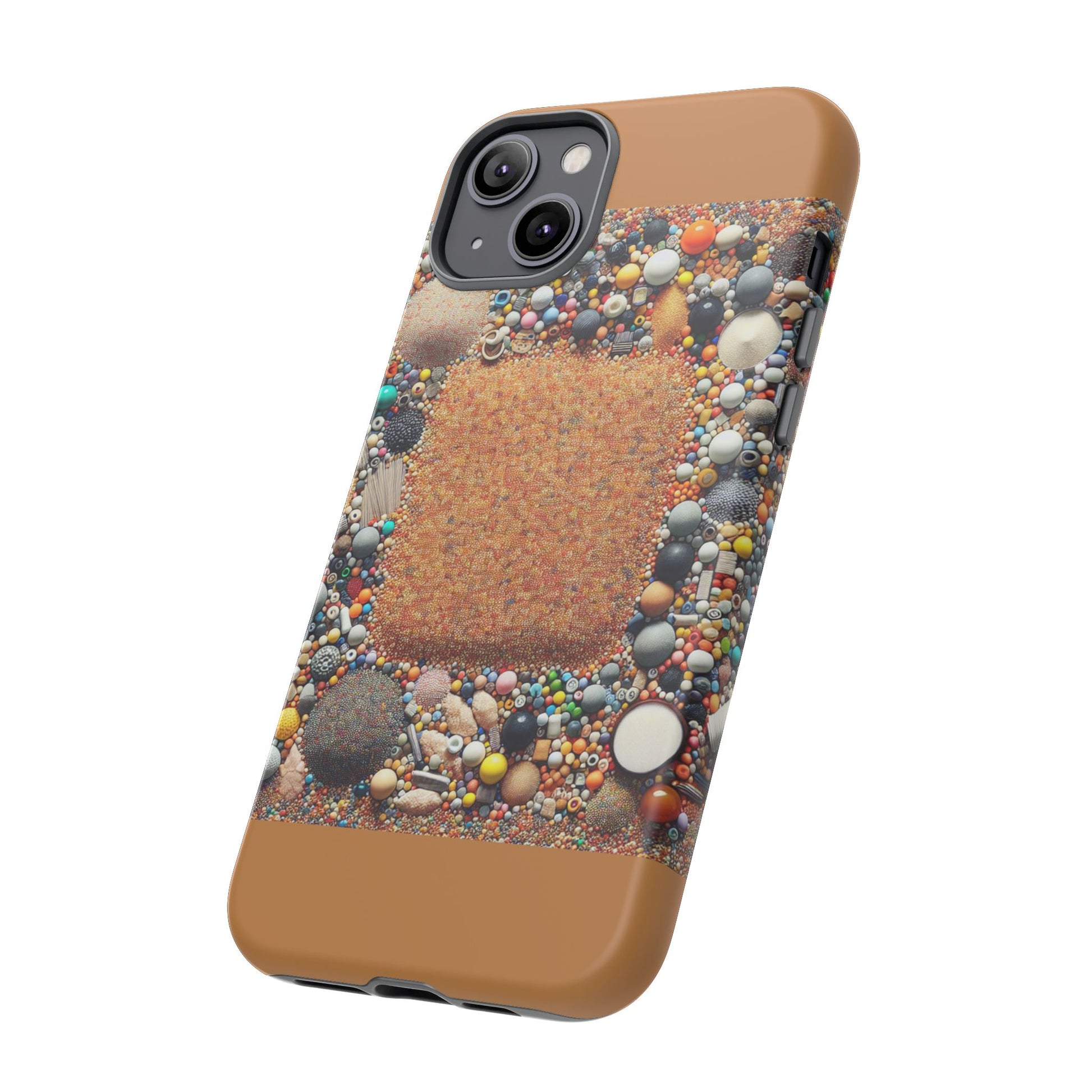 Colorful Phone Case with Unique Texture, Tough Case, Phone Accessory, Trendy Design, Gift for Tech Lovers, Durable Protection