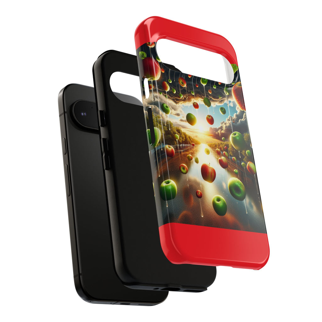 Vibrant Phone Case with Artistic Apple Design, Unique Gift for Art Lovers, Trendy Accessory for Any Occasion, Stylish Smartphone Cover