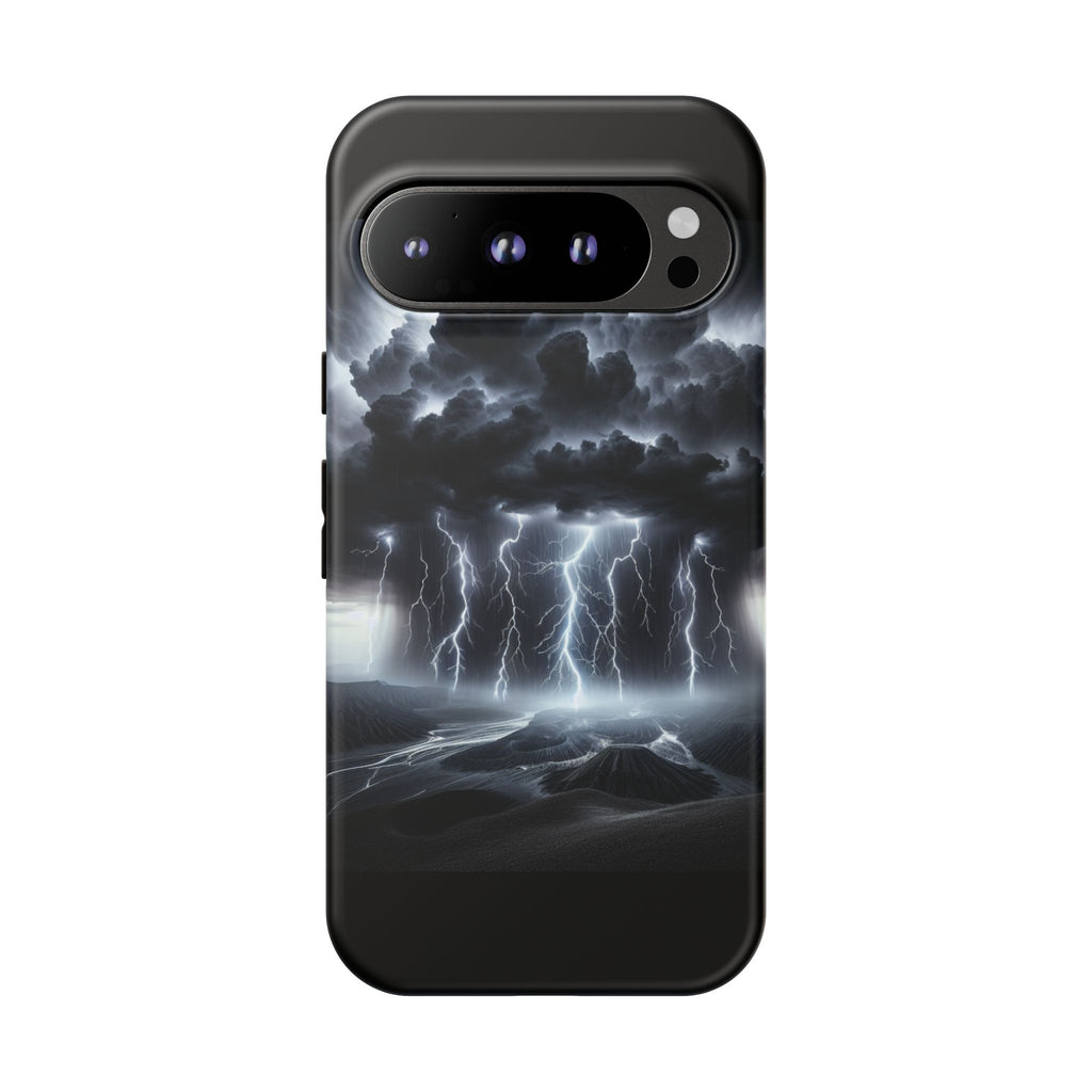 Tough Cases for the Bold: Stormy Thunder Phone Case, Lightning Protection, Durable Cover for Adventurers, Unique Gift for Nature [...]