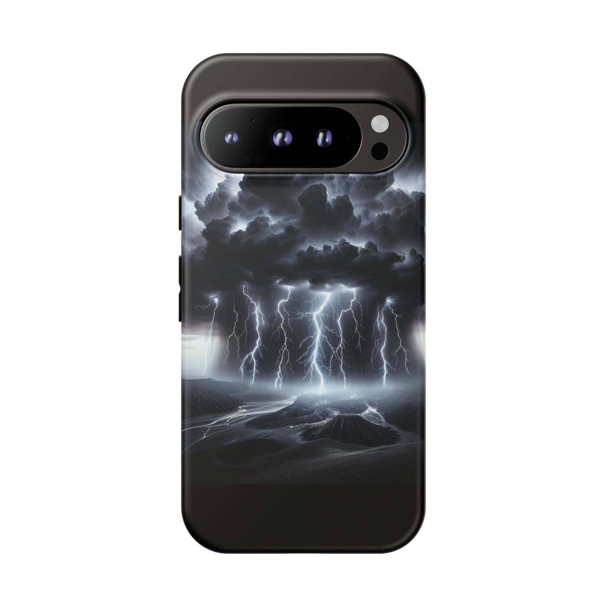 Tough Cases for the Bold: Stormy Thunder Phone Case, Lightning Protection, Durable Cover for Adventurers, Unique Gift for Nature [...]