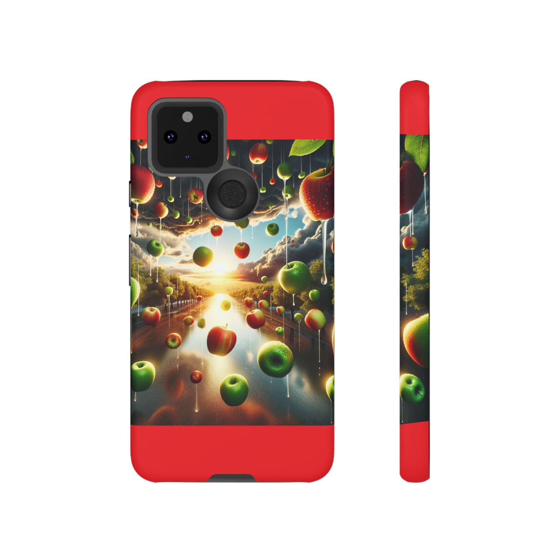 Vibrant Phone Case with Artistic Apple Design, Unique Gift for Art Lovers, Trendy Accessory for Any Occasion, Stylish Smartphone Cover