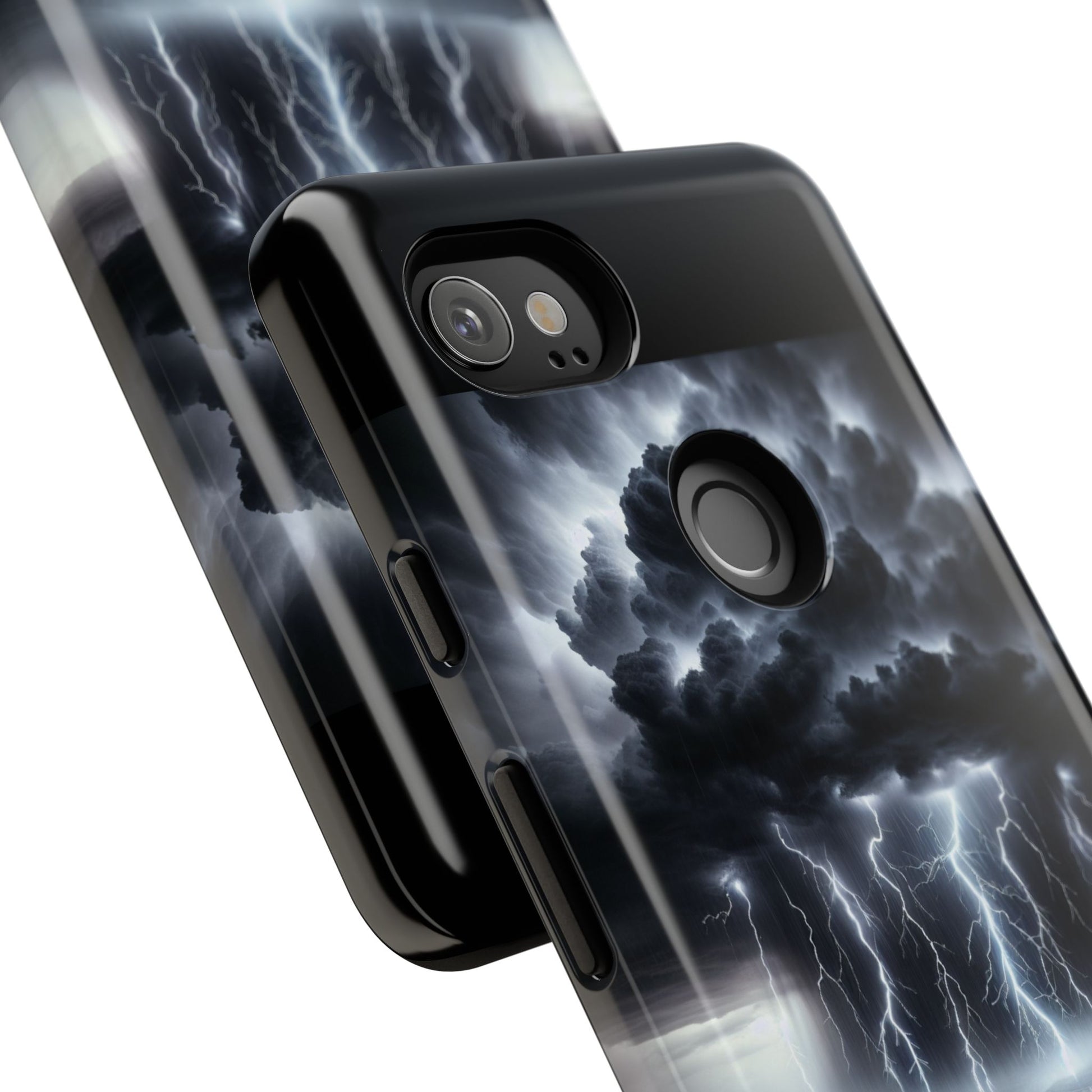 Tough Cases for the Bold: Stormy Thunder Phone Case, Lightning Protection, Durable Cover for Adventurers, Unique Gift for Nature [...]