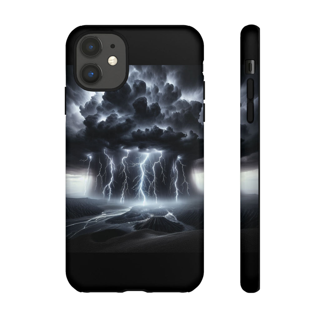 Tough Cases for the Bold: Stormy Thunder Phone Case, Lightning Protection, Durable Cover for Adventurers, Unique Gift for Nature [...]