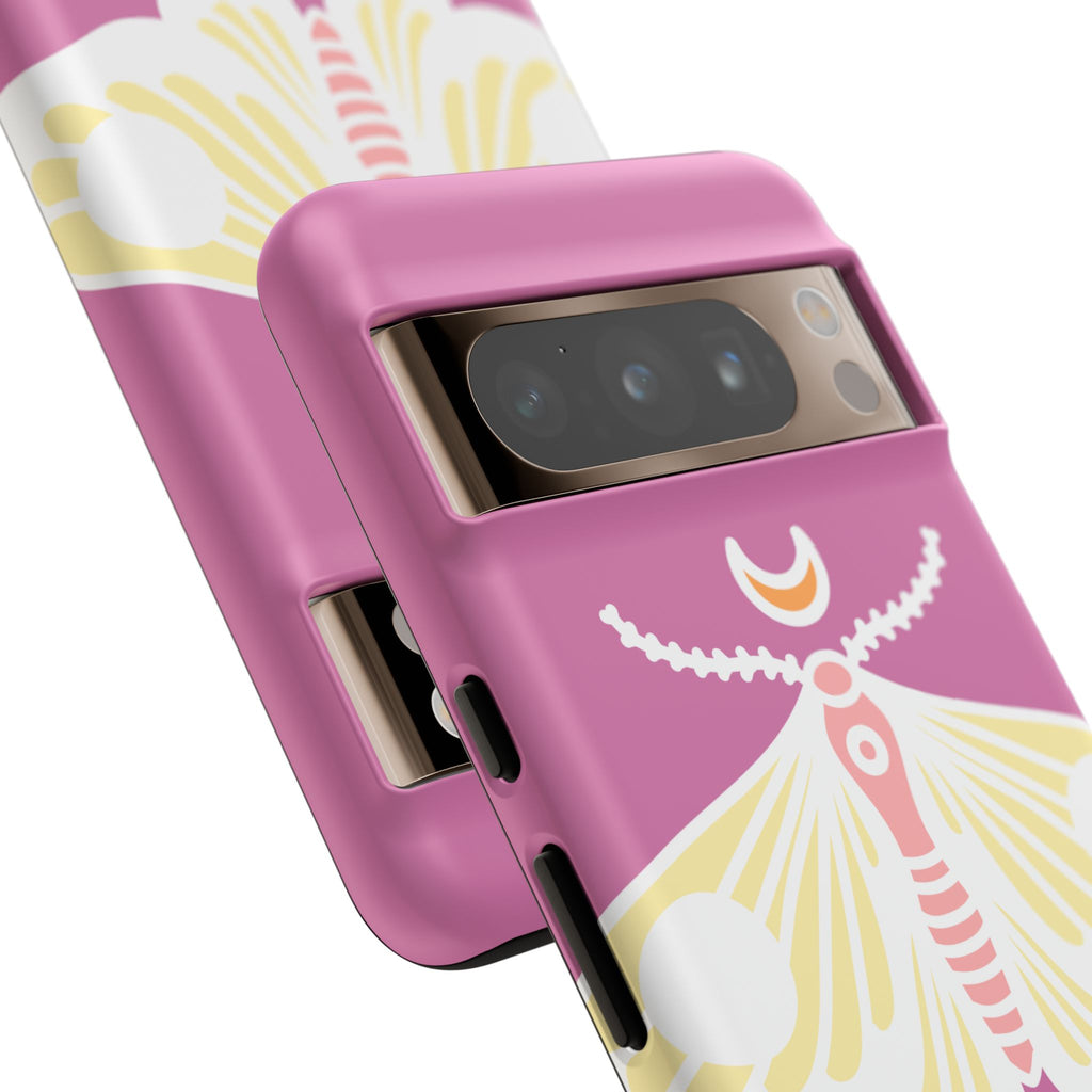 Colorful Moth Phone Case | Tough Cases for iPhone, Unique Gift, Nature Lovers, Boho Style, Trendy Accessories