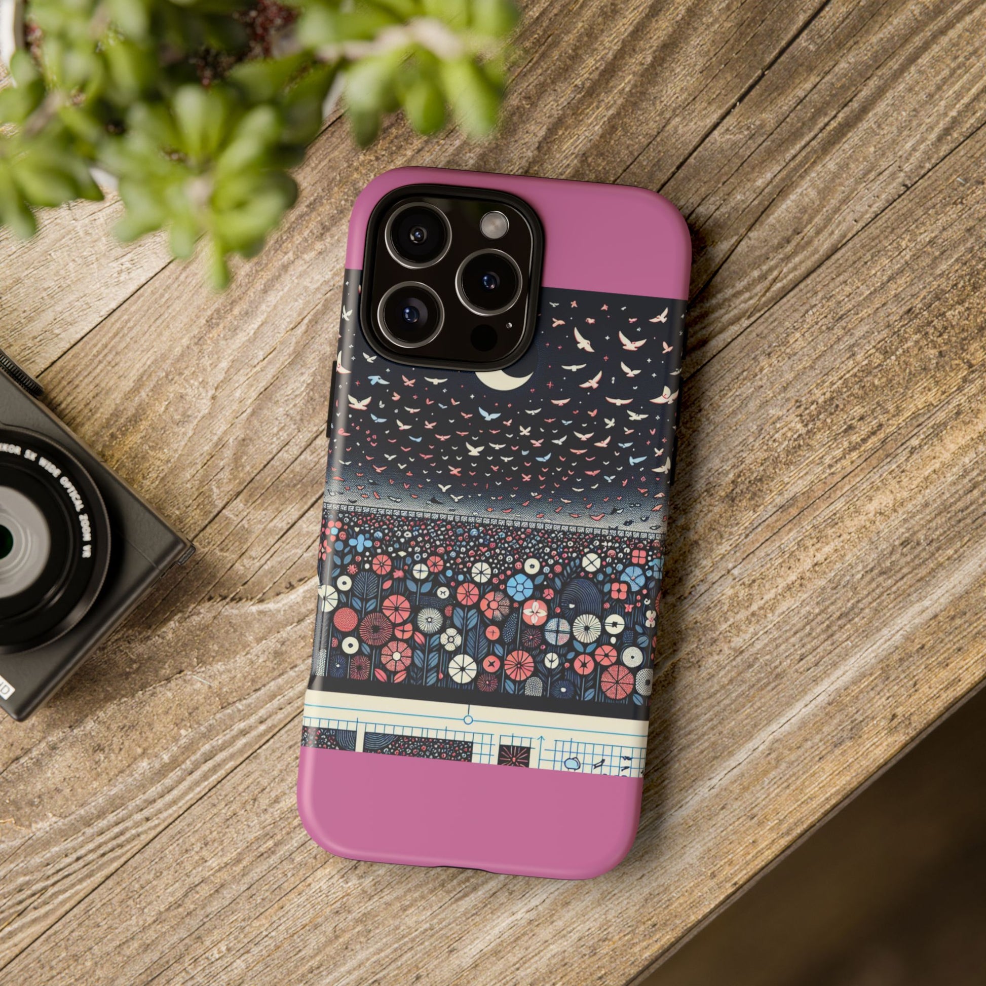 Floral Phone Case, Tough Cases for iPhone, Nature-Inspired Design, Gift for Her, Stylish Protection, Trending Accessory