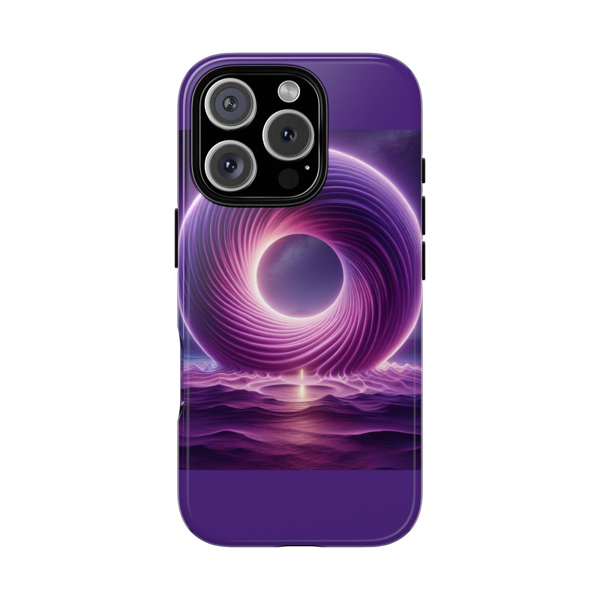 Colorful Phone Case with Swirling Design, Tough Phone Cover, Cosmic Phone Protector, Unique Gift for Tech Lovers, Stylish Smartphone Shell