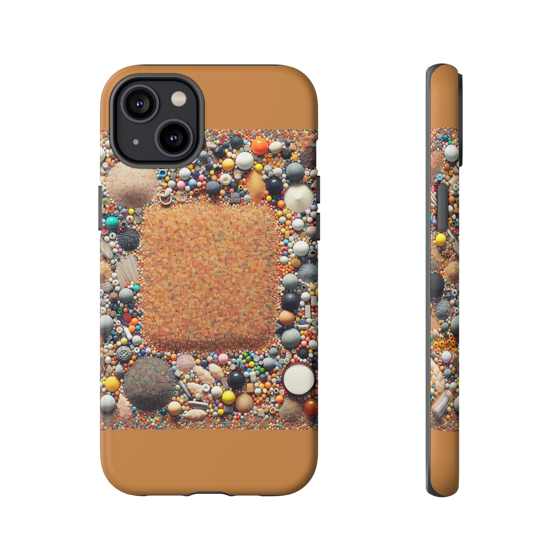 Colorful Phone Case with Unique Texture, Tough Case, Phone Accessory, Trendy Design, Gift for Tech Lovers, Durable Protection