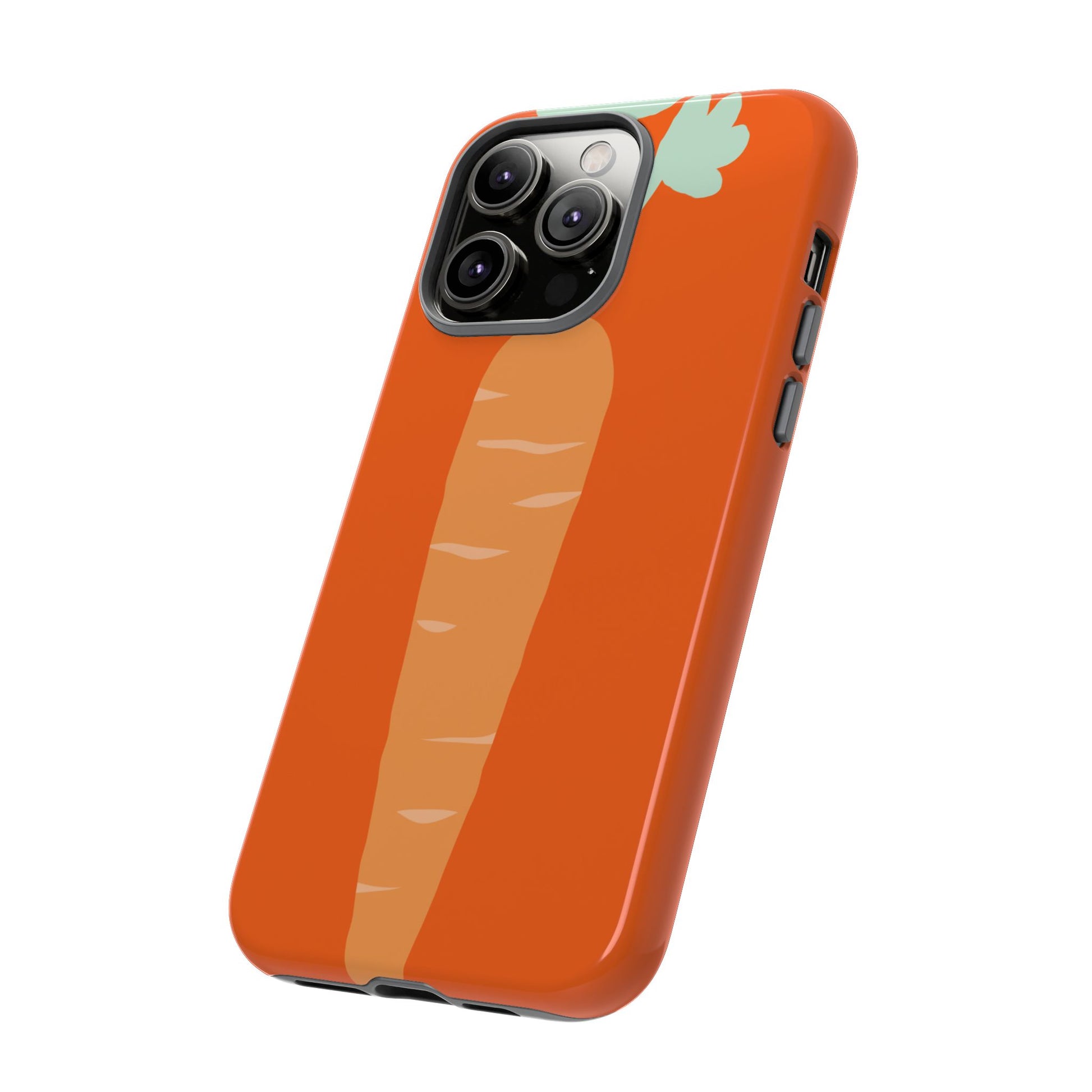 Tough Cases Carrot Phone Case, Cute Smartphone Cover, Fun Gift for Garden Lovers, Fall Decor, Vegan Accessories, Colorful Case