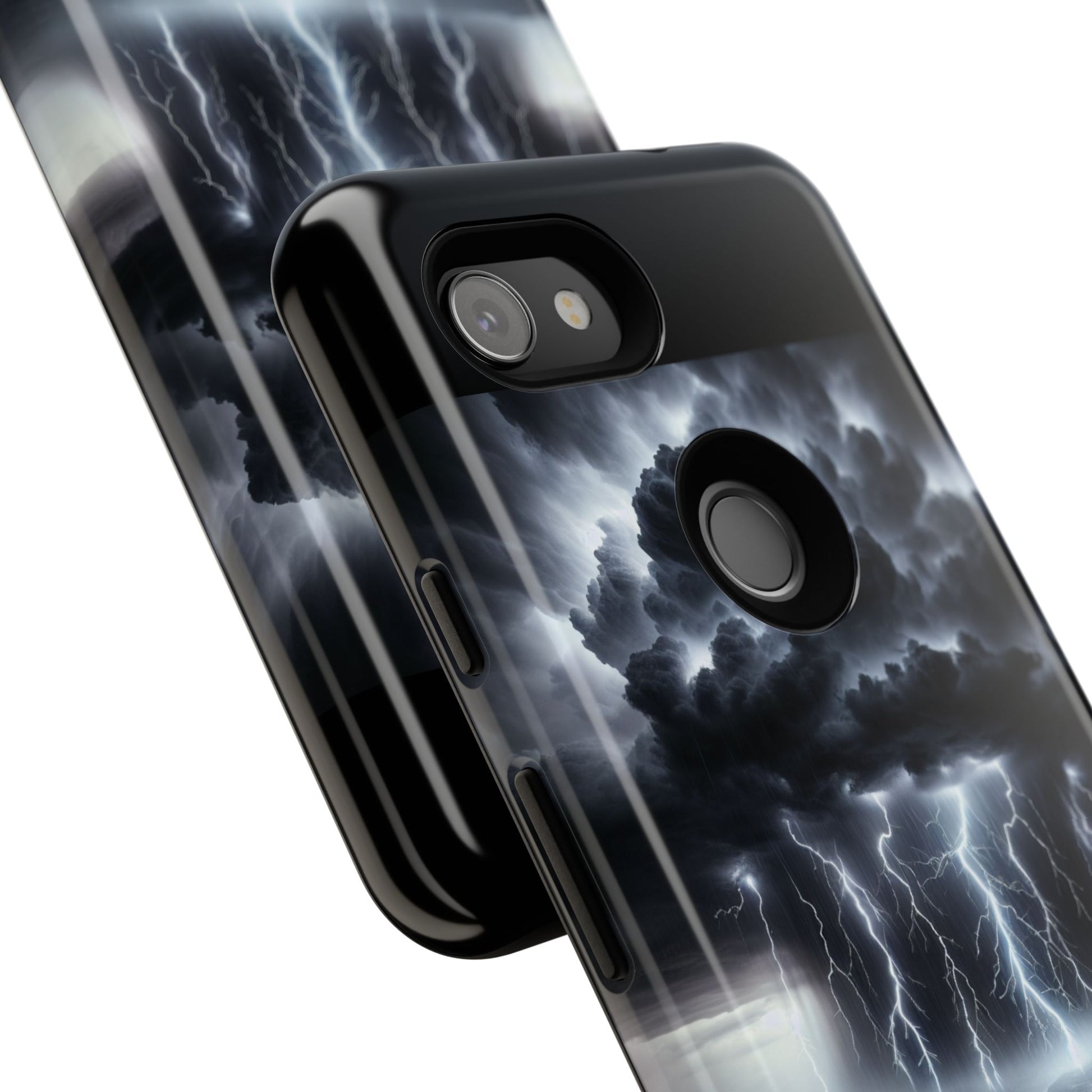 Tough Cases for the Bold: Stormy Thunder Phone Case, Lightning Protection, Durable Cover for Adventurers, Unique Gift for Nature [...]