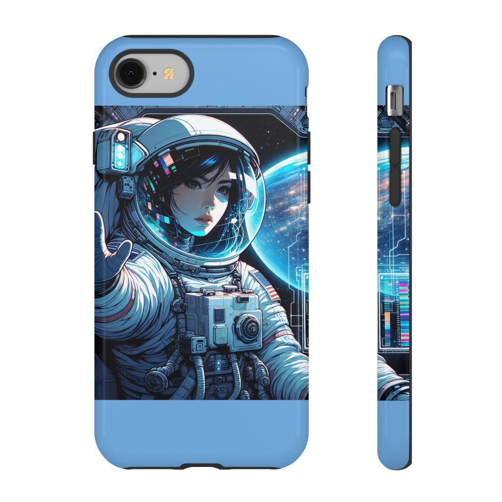 Astronaut Phone Case, Space-Themed Tough Case, Unique Gift for Science Lovers, Trendy Protection for Smartphones, Cool Tech Accessories