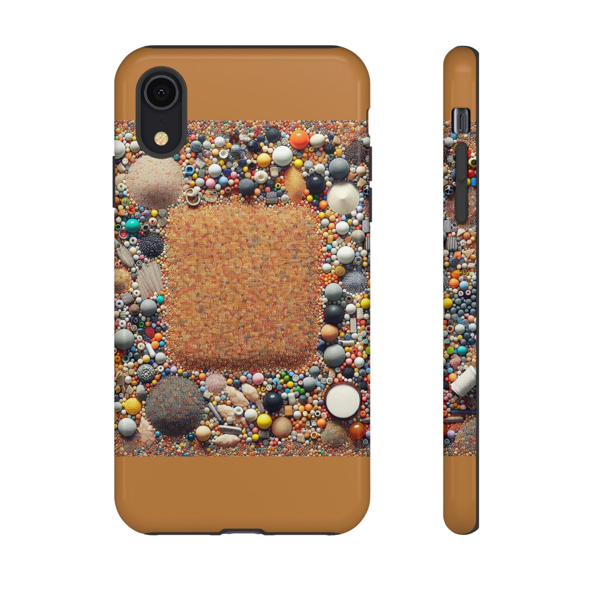 Colorful Phone Case with Unique Texture, Tough Case, Phone Accessory, Trendy Design, Gift for Tech Lovers, Durable Protection