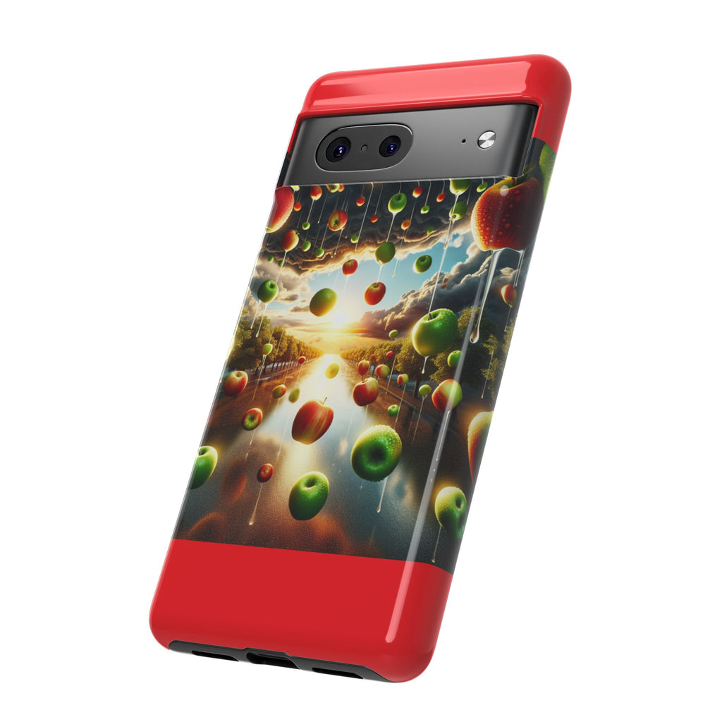 Vibrant Phone Case with Artistic Apple Design, Unique Gift for Art Lovers, Trendy Accessory for Any Occasion, Stylish Smartphone Cover