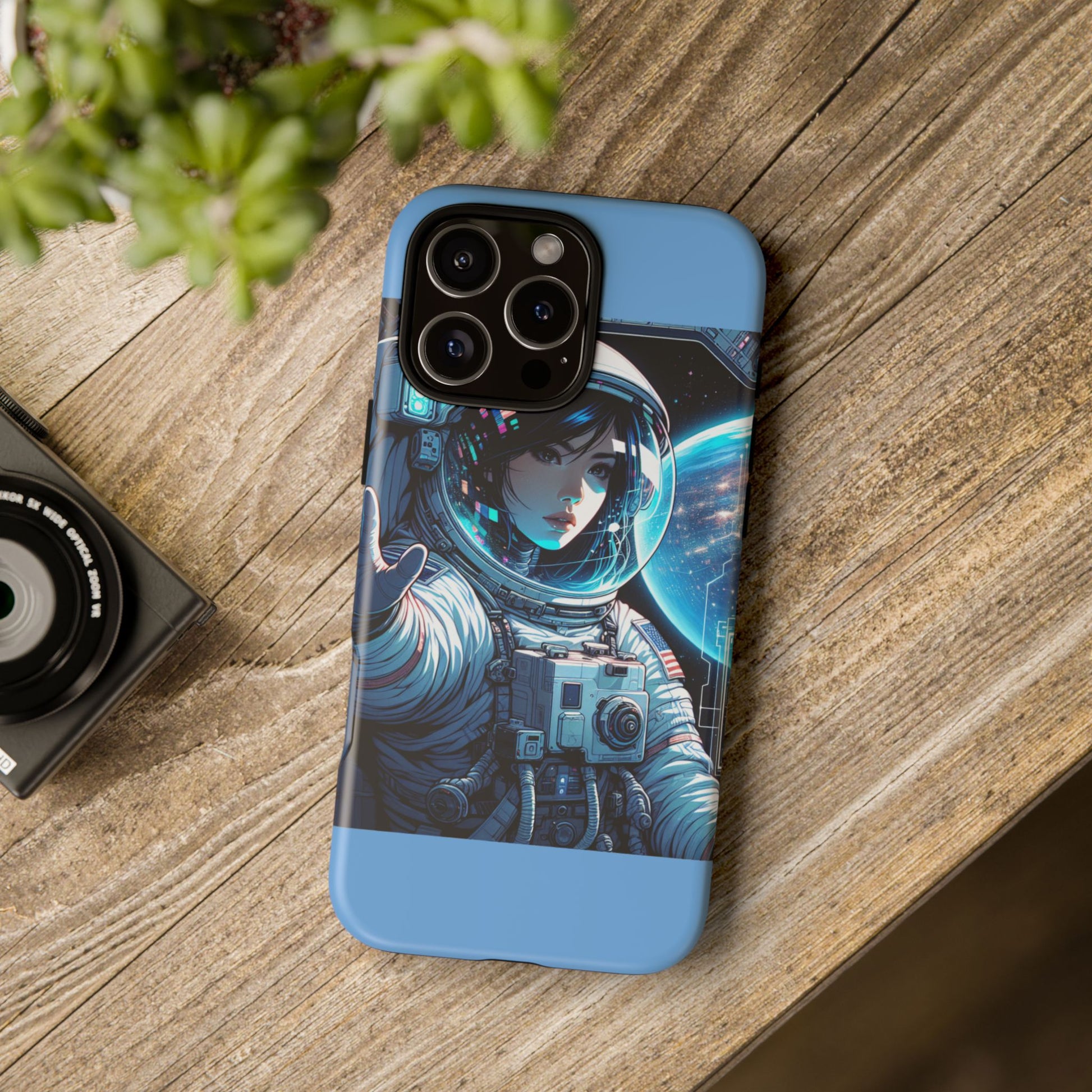 Astronaut Phone Case, Space-Themed Tough Case, Unique Gift for Science Lovers, Trendy Protection for Smartphones, Cool Tech Accessories