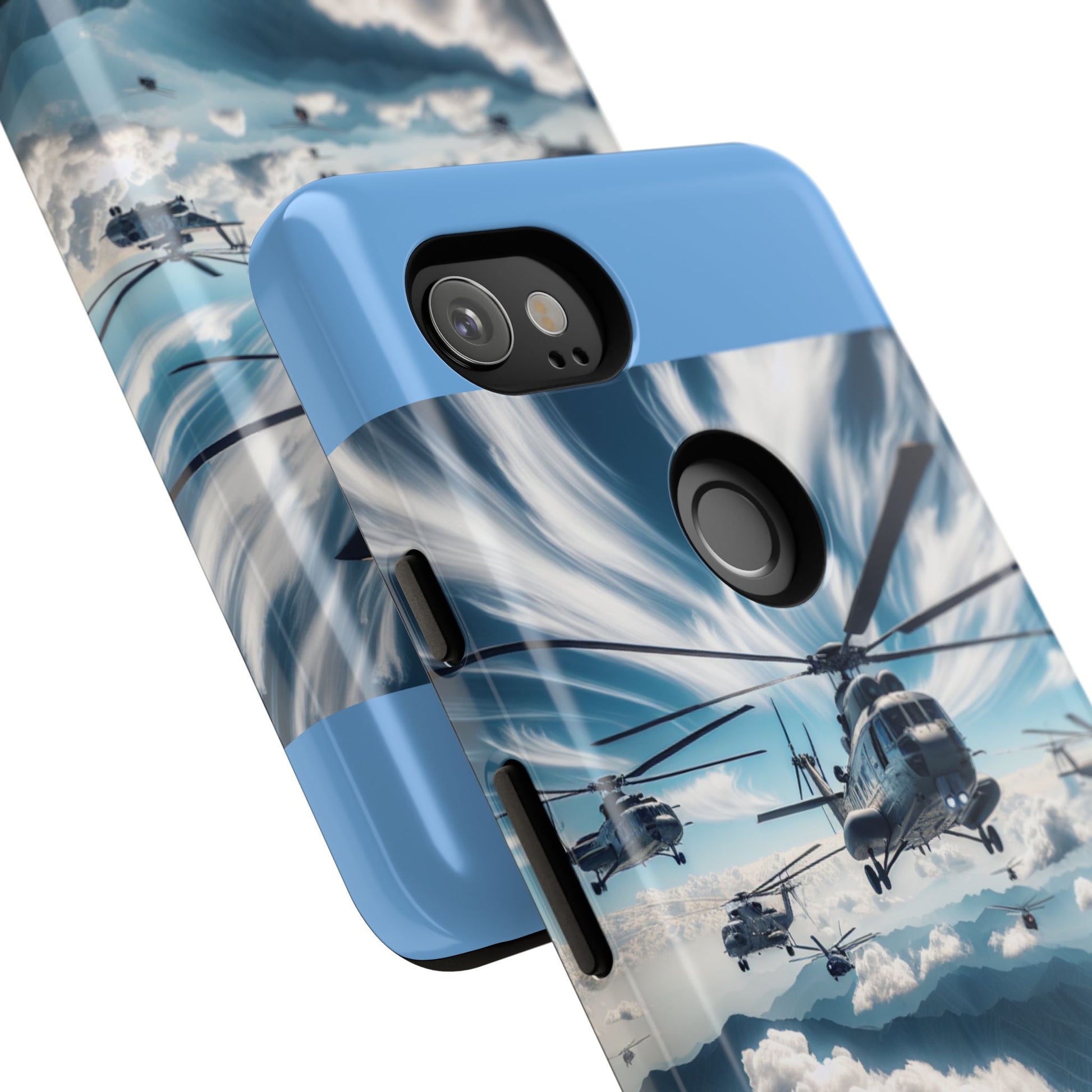 Tough Cases - Helicopter Design Phone Case, Military Style Cover, Unique Gift for Aviation Lovers, Durable Phone Protector, Hobbyist [...]