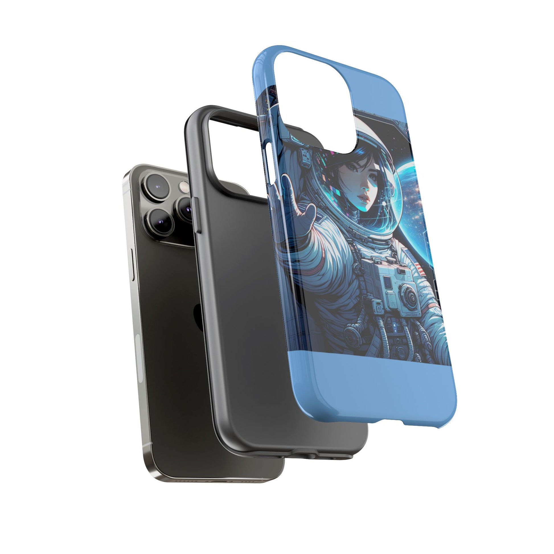 Astronaut Phone Case, Space-Themed Tough Case, Unique Gift for Science Lovers, Trendy Protection for Smartphones, Cool Tech Accessories