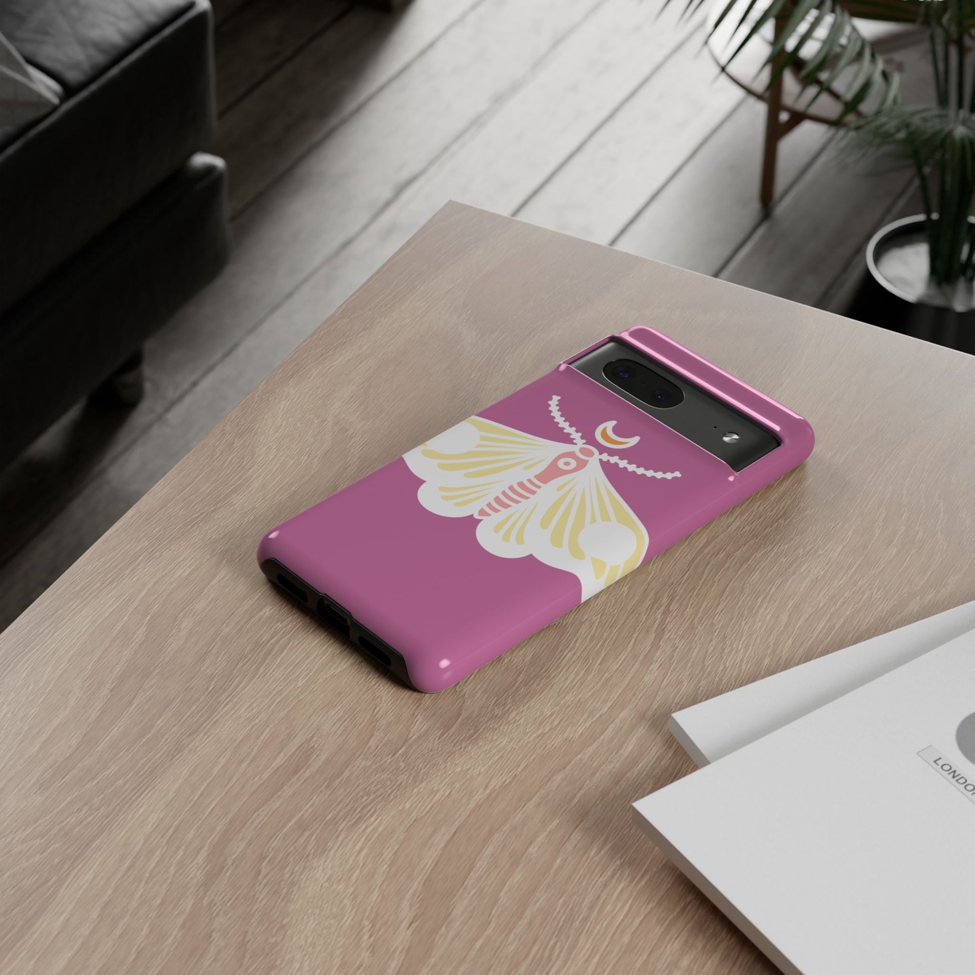 Colorful Moth Phone Case | Tough Cases for iPhone, Unique Gift, Nature Lovers, Boho Style, Trendy Accessories
