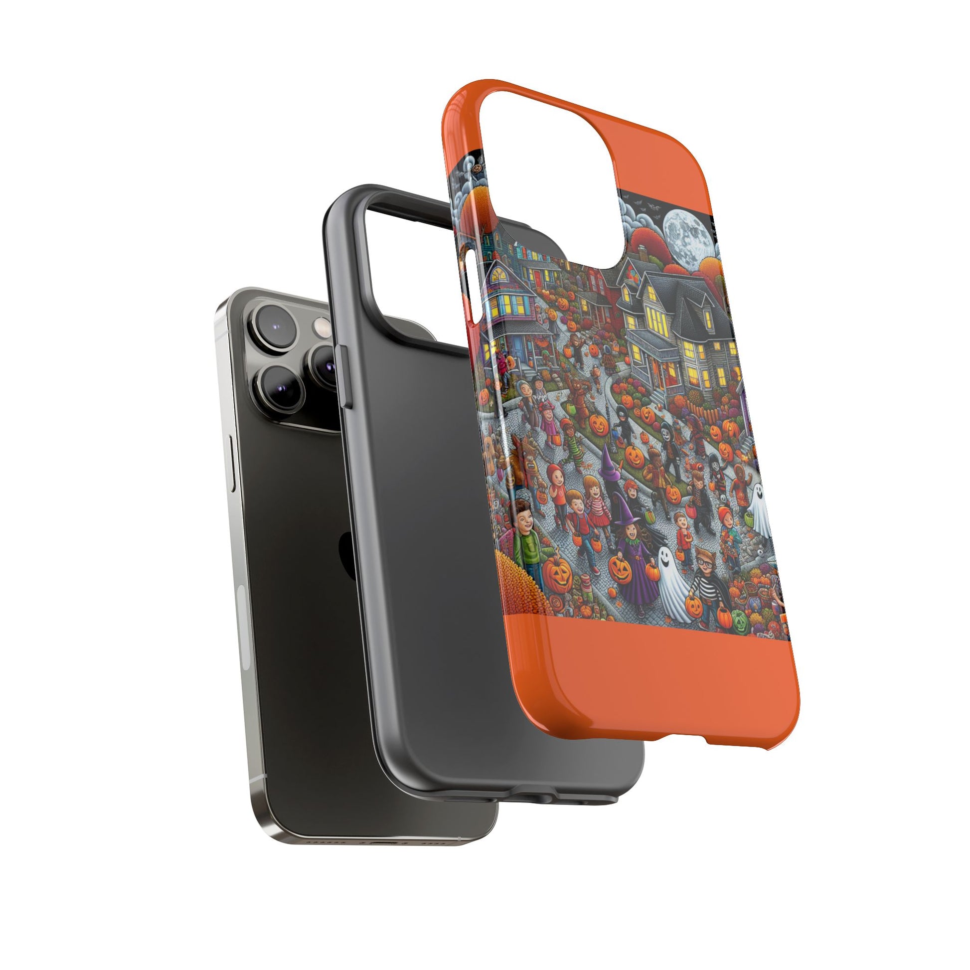 Halloween Phone Case, Tough Cases for Spooky Season, Fall Decor, Trick or Treat, Pumpkin Lovers, Ghost Design