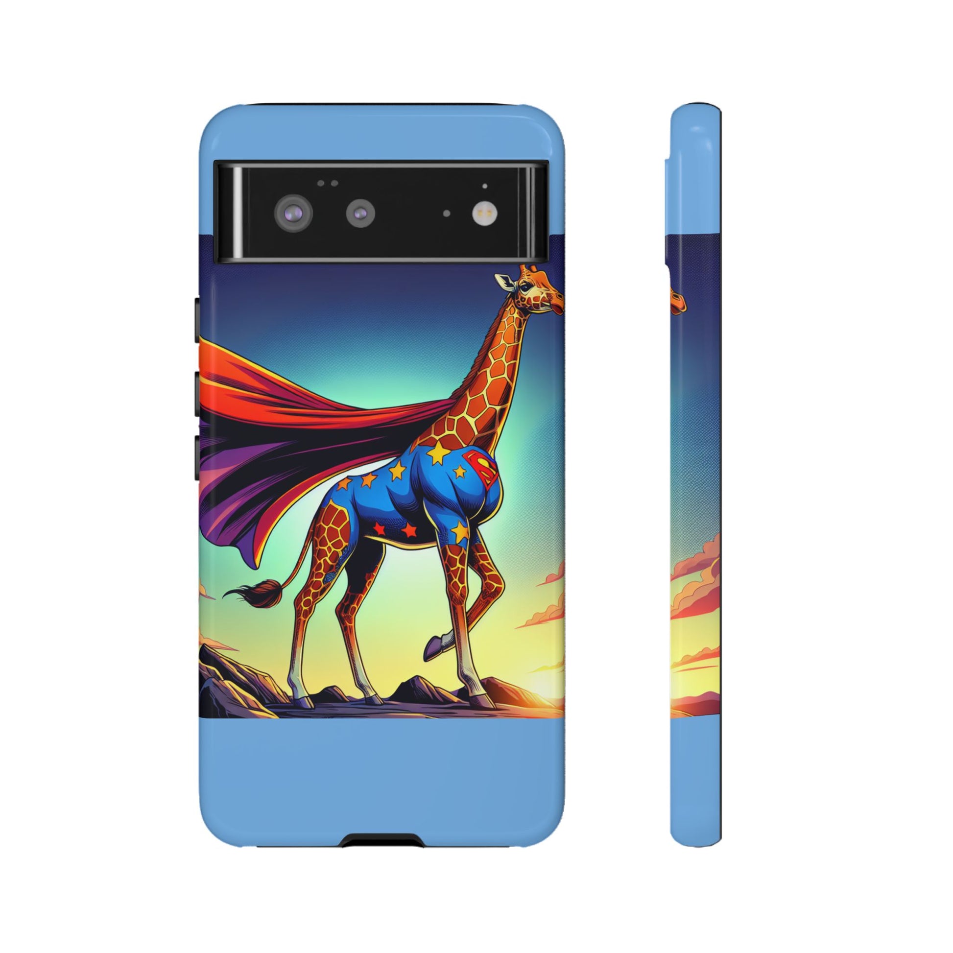 Superhero Giraffe Phone Case | Tough Cases, Unique Gifts, Animal Lover Accessories, Fun Tech Protectors, Cute Phone Covers, Birthday Gift