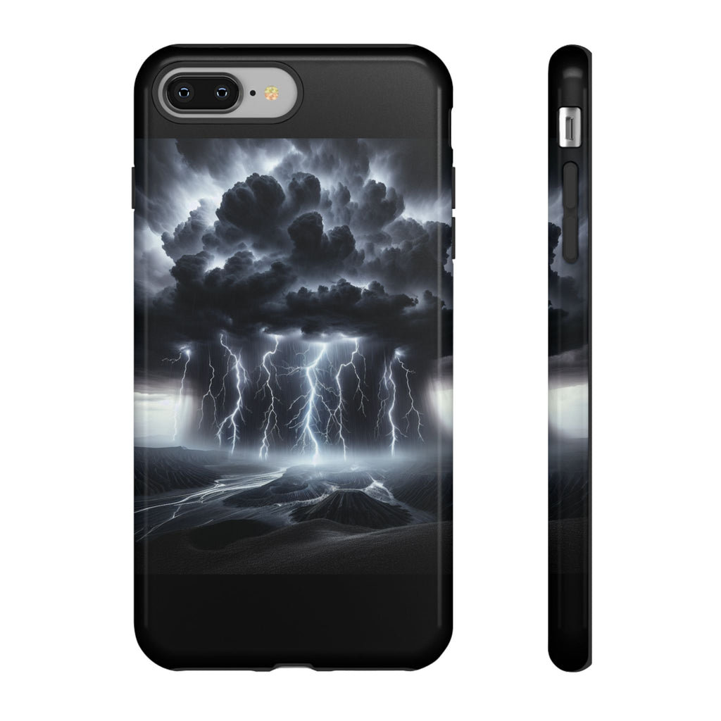 Tough Cases for the Bold: Stormy Thunder Phone Case, Lightning Protection, Durable Cover for Adventurers, Unique Gift for Nature [...]