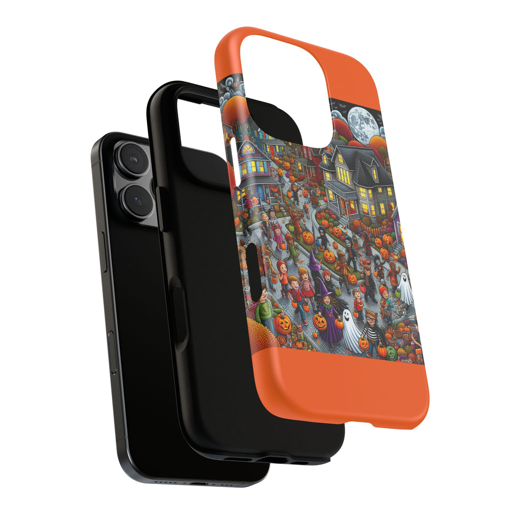 Halloween Phone Case, Tough Cases for Spooky Season, Fall Decor, Trick or Treat, Pumpkin Lovers, Ghost Design