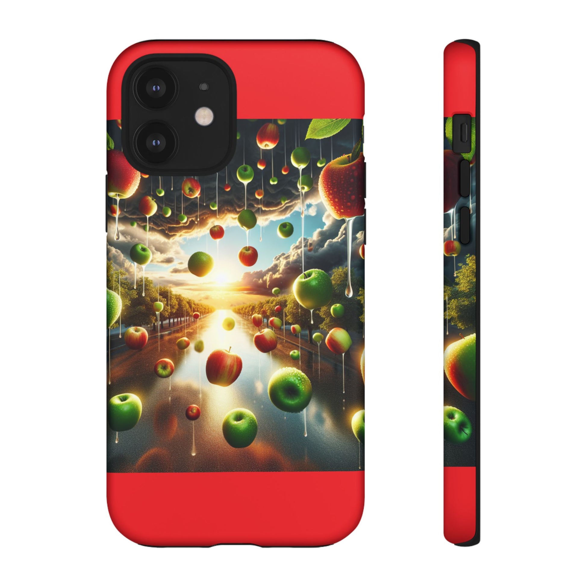 Vibrant Phone Case with Artistic Apple Design, Unique Gift for Art Lovers, Trendy Accessory for Any Occasion, Stylish Smartphone Cover