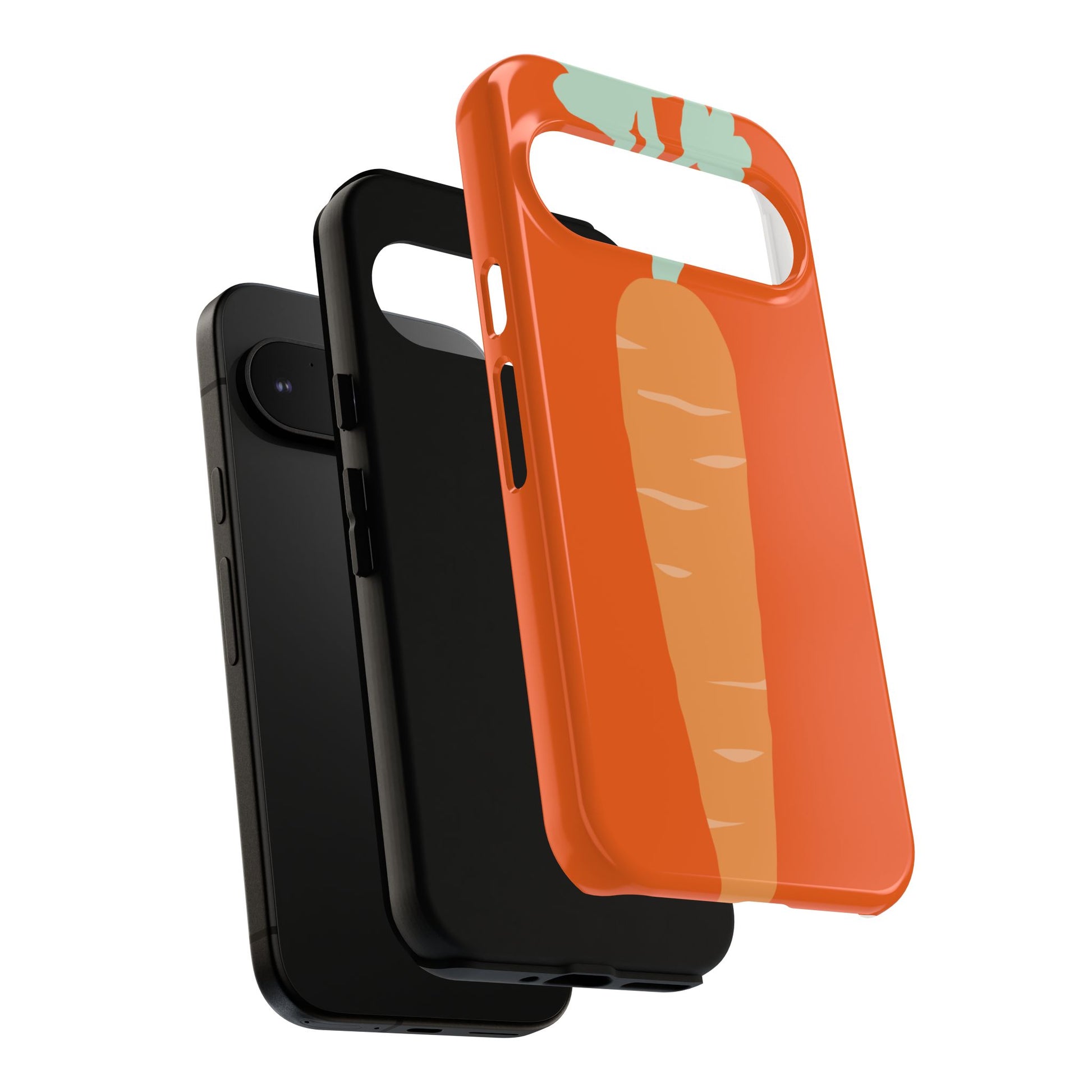 Tough Cases Carrot Phone Case, Cute Smartphone Cover, Fun Gift for Garden Lovers, Fall Decor, Vegan Accessories, Colorful Case