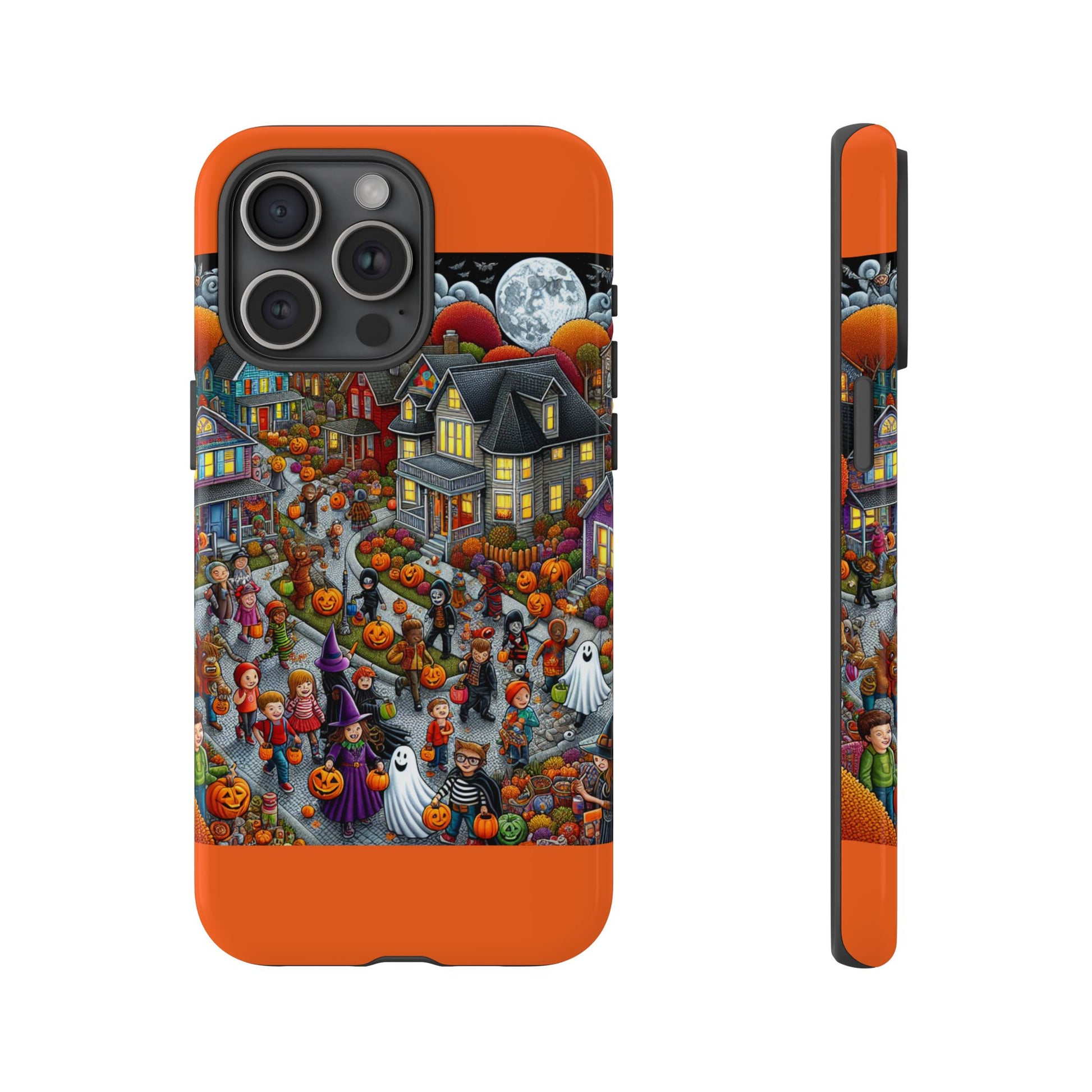 Halloween Phone Case, Tough Cases for Spooky Season, Fall Decor, Trick or Treat, Pumpkin Lovers, Ghost Design