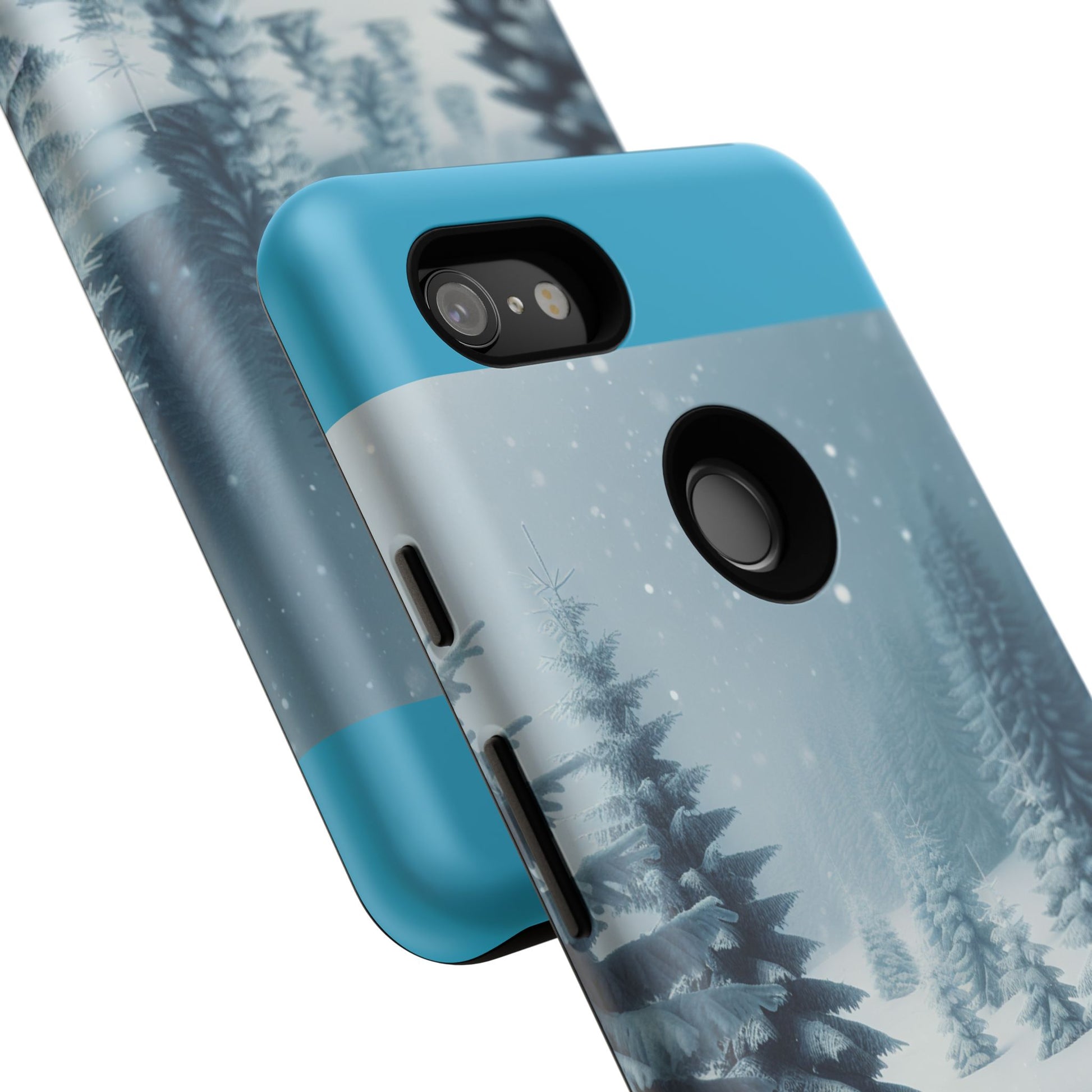 Winter Forest Phone Case, Tough Cases for iPhone, Snowy Landscape Design, Nature Lover Gift, Holiday Accessories