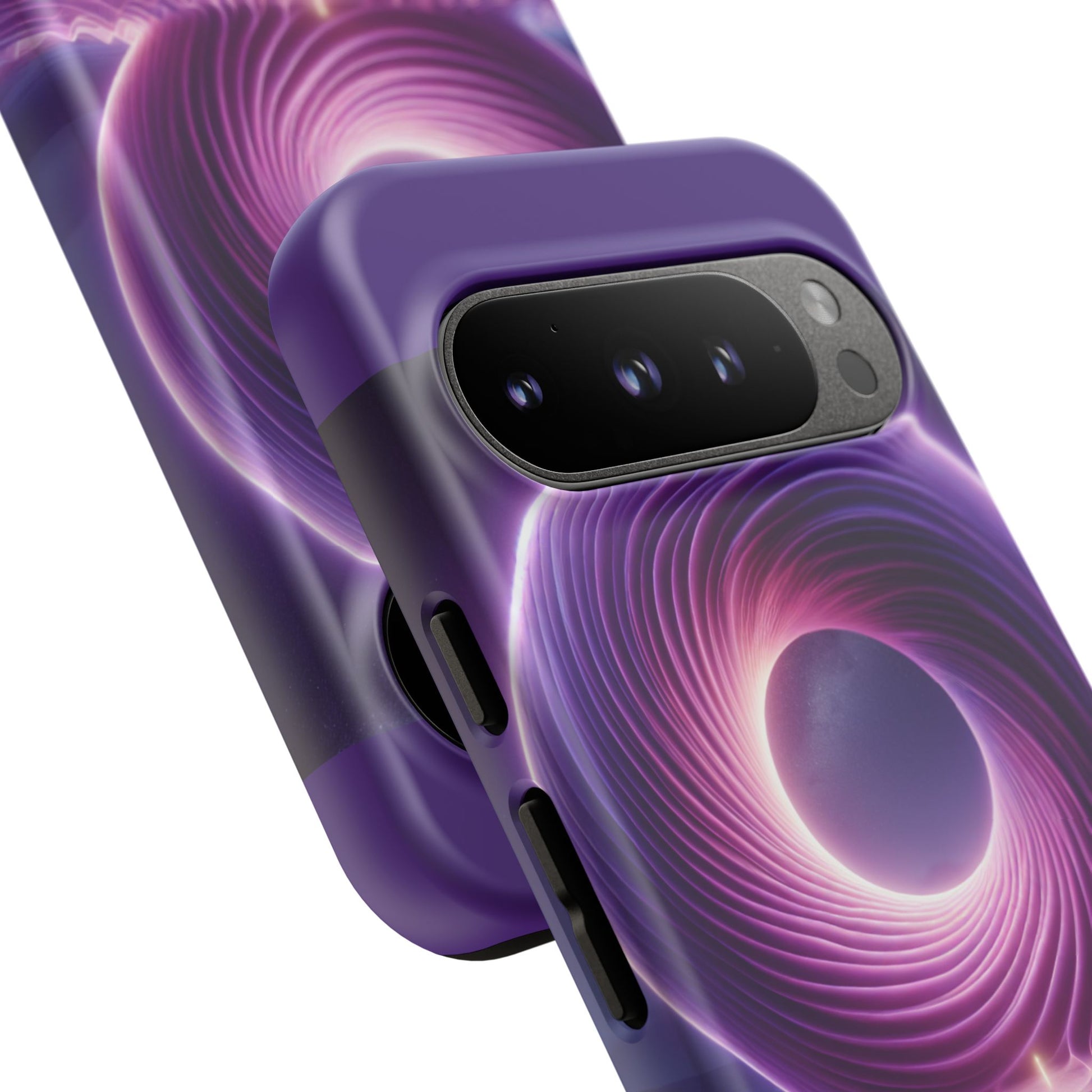 Colorful Phone Case with Swirling Design, Tough Phone Cover, Cosmic Phone Protector, Unique Gift for Tech Lovers, Stylish Smartphone Shell