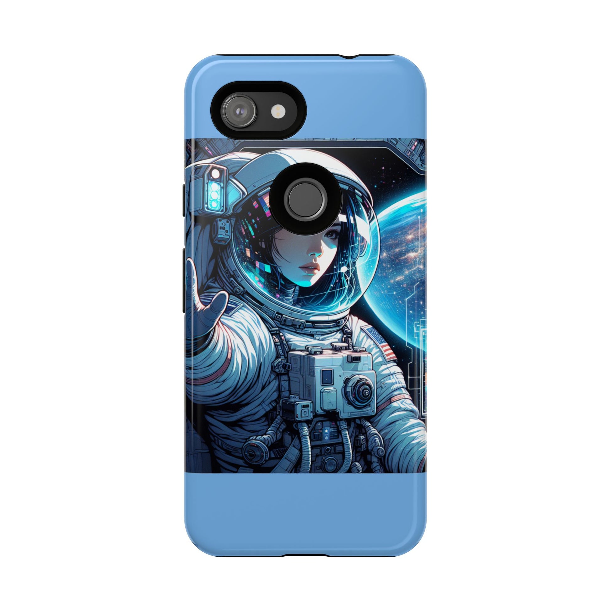 Astronaut Phone Case, Space-Themed Tough Case, Unique Gift for Science Lovers, Trendy Protection for Smartphones, Cool Tech Accessories