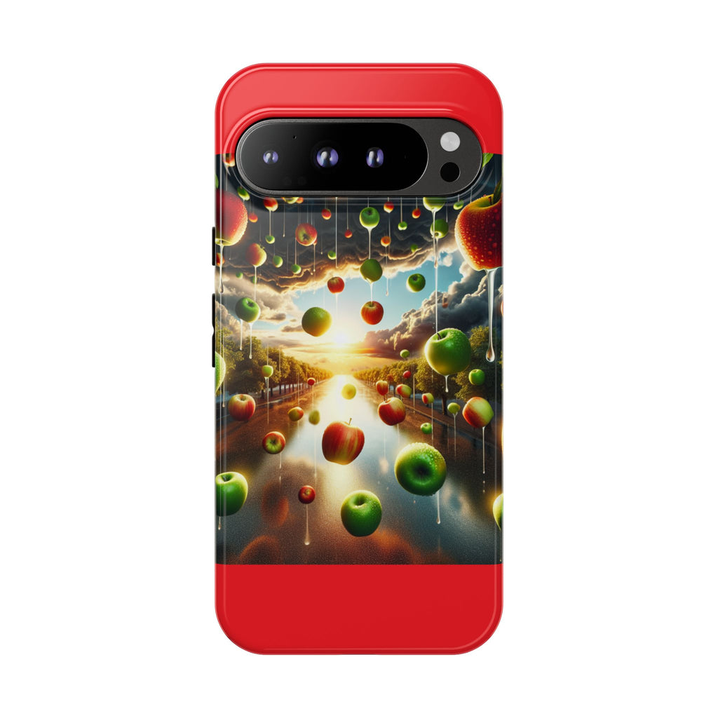Vibrant Phone Case with Artistic Apple Design, Unique Gift for Art Lovers, Trendy Accessory for Any Occasion, Stylish Smartphone Cover