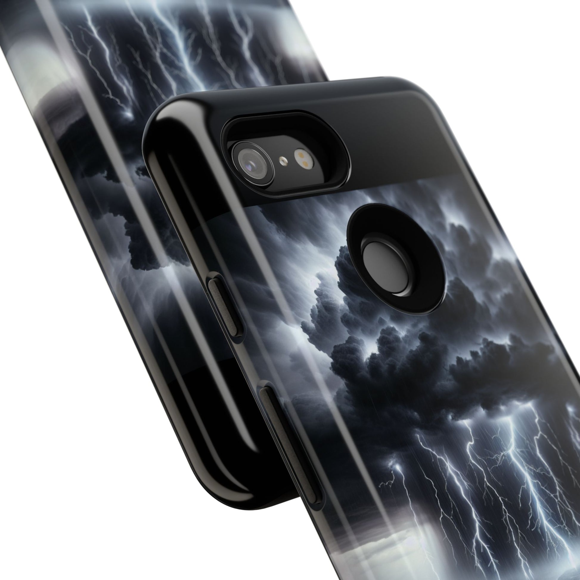 Tough Cases for the Bold: Stormy Thunder Phone Case, Lightning Protection, Durable Cover for Adventurers, Unique Gift for Nature [...]