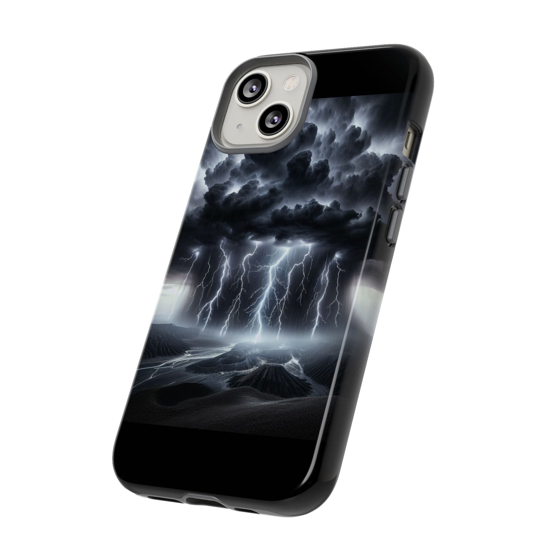 Tough Cases for the Bold: Stormy Thunder Phone Case, Lightning Protection, Durable Cover for Adventurers, Unique Gift for Nature [...]