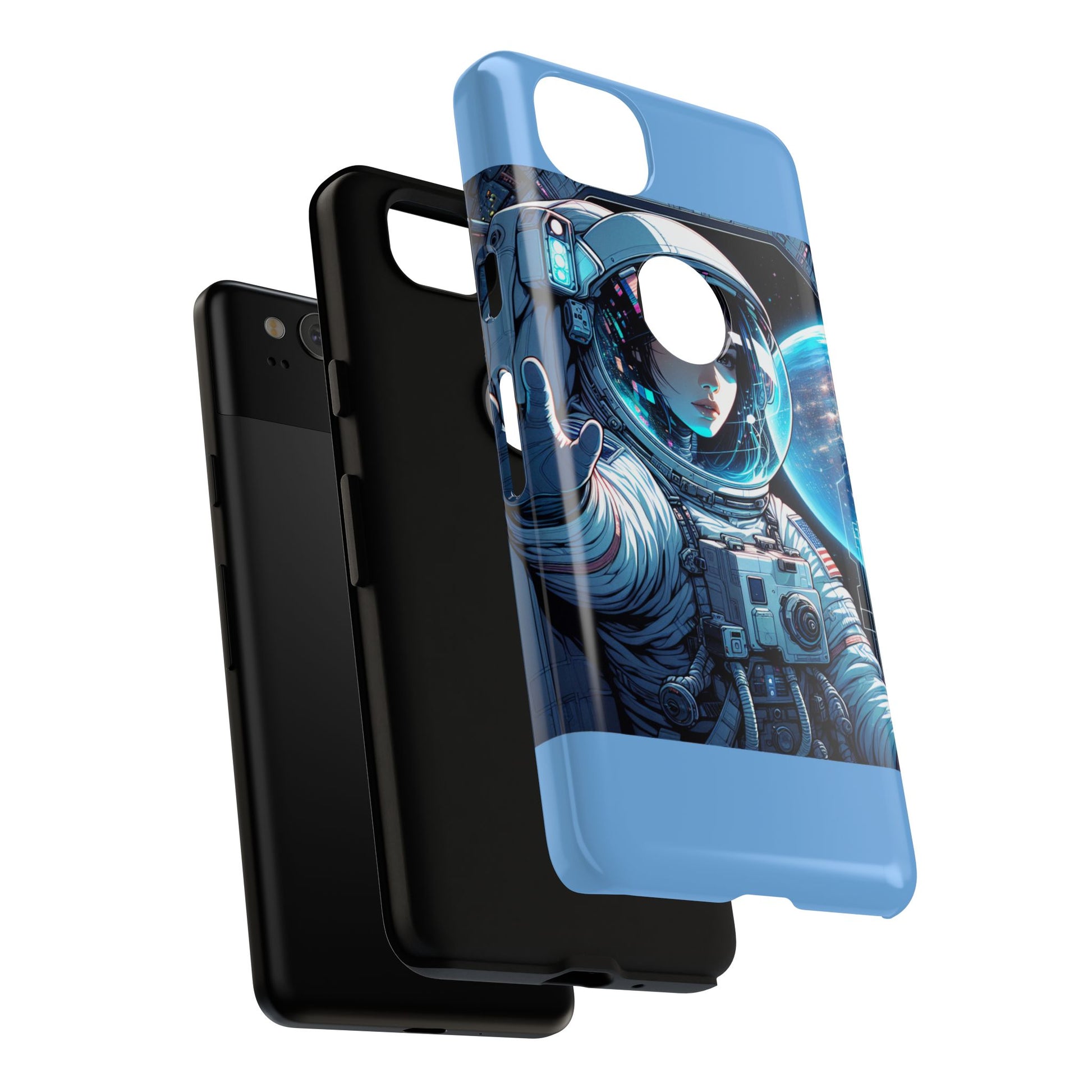 Astronaut Phone Case, Space-Themed Tough Case, Unique Gift for Science Lovers, Trendy Protection for Smartphones, Cool Tech Accessories