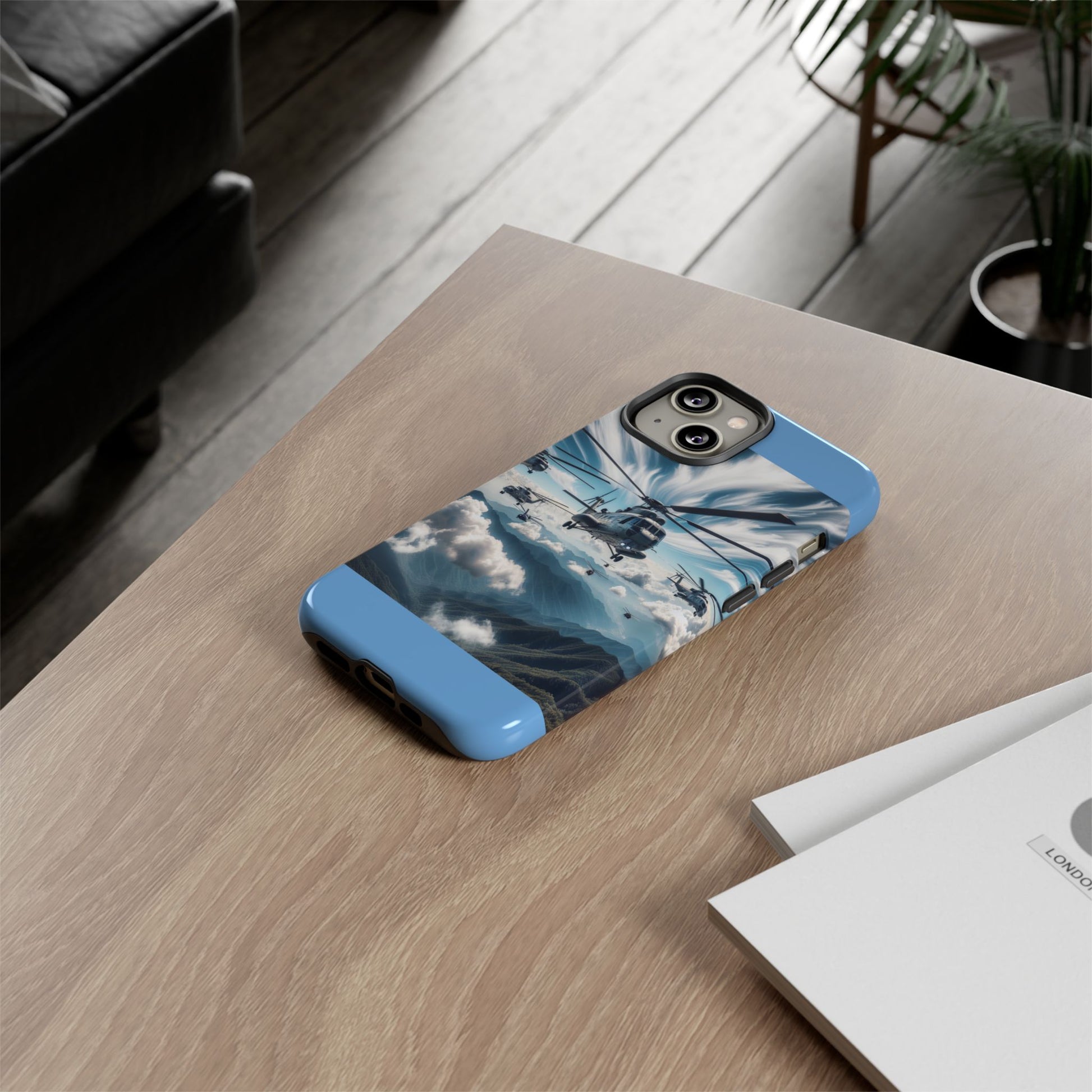 Tough Cases - Helicopter Design Phone Case, Military Style Cover, Unique Gift for Aviation Lovers, Durable Phone Protector, Hobbyist [...]